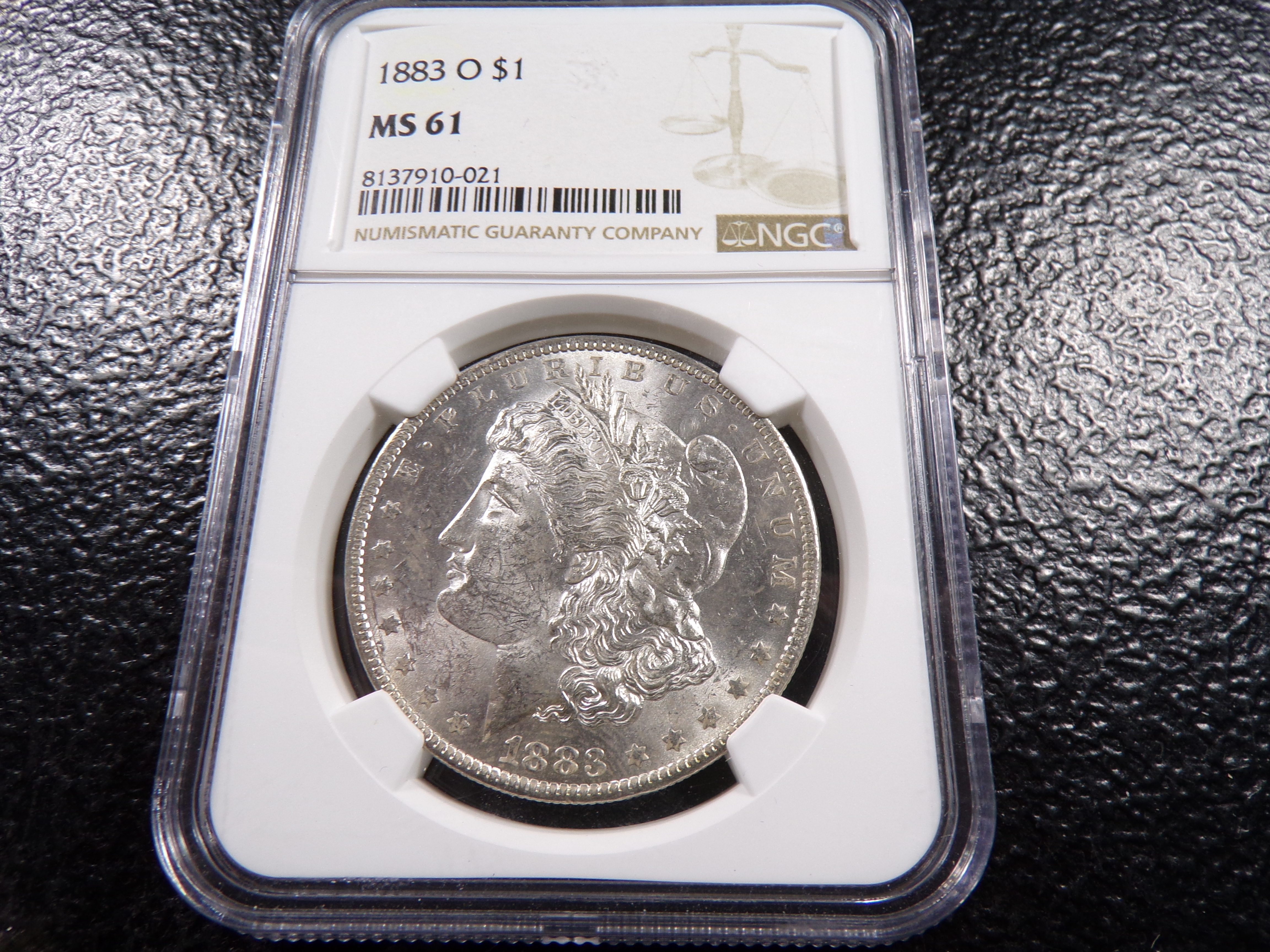 1883-O NGC MS61 MORGAN SILVER DOLLAR