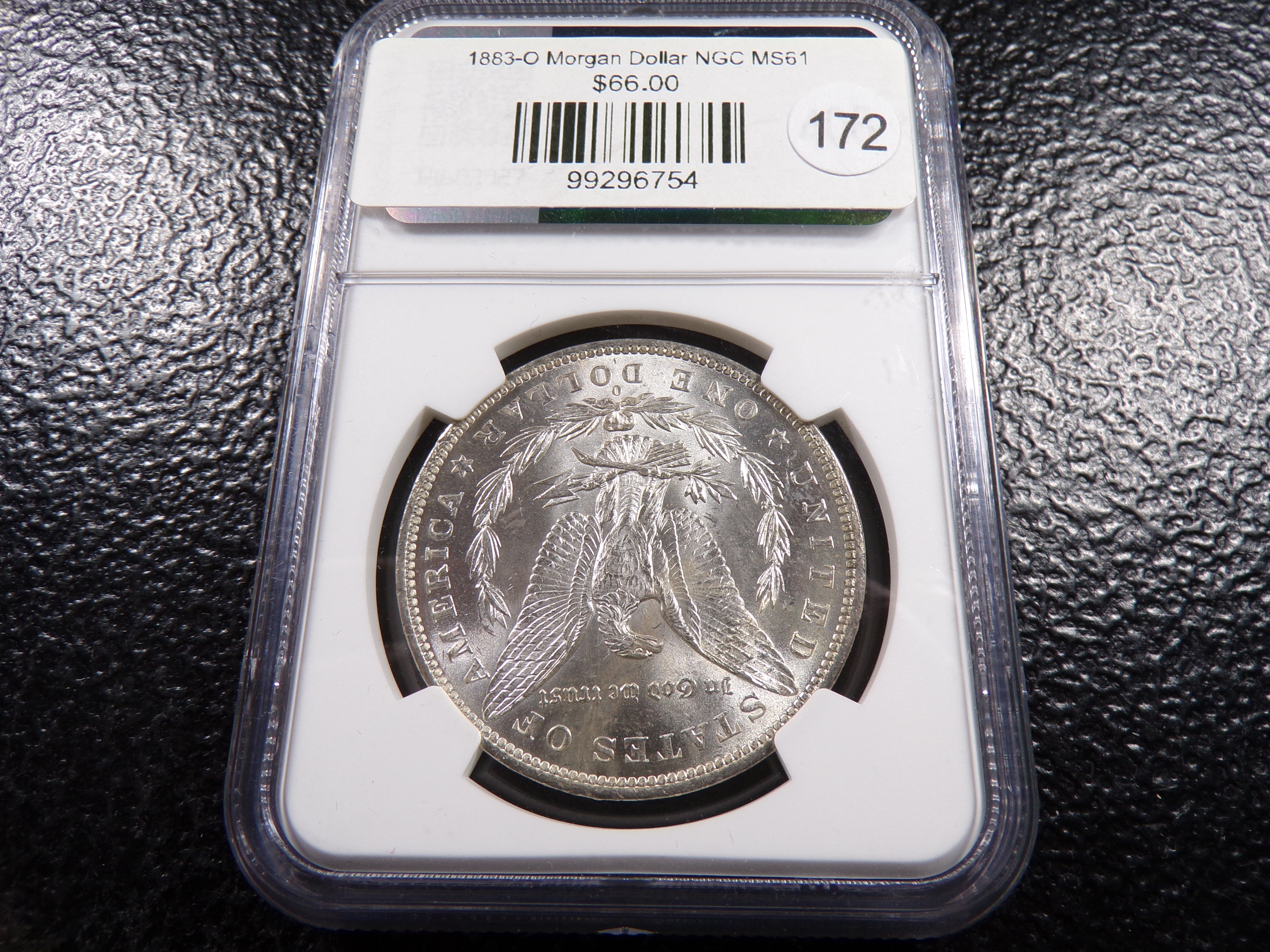 1883-O NGC MS61 MORGAN SILVER DOLLAR