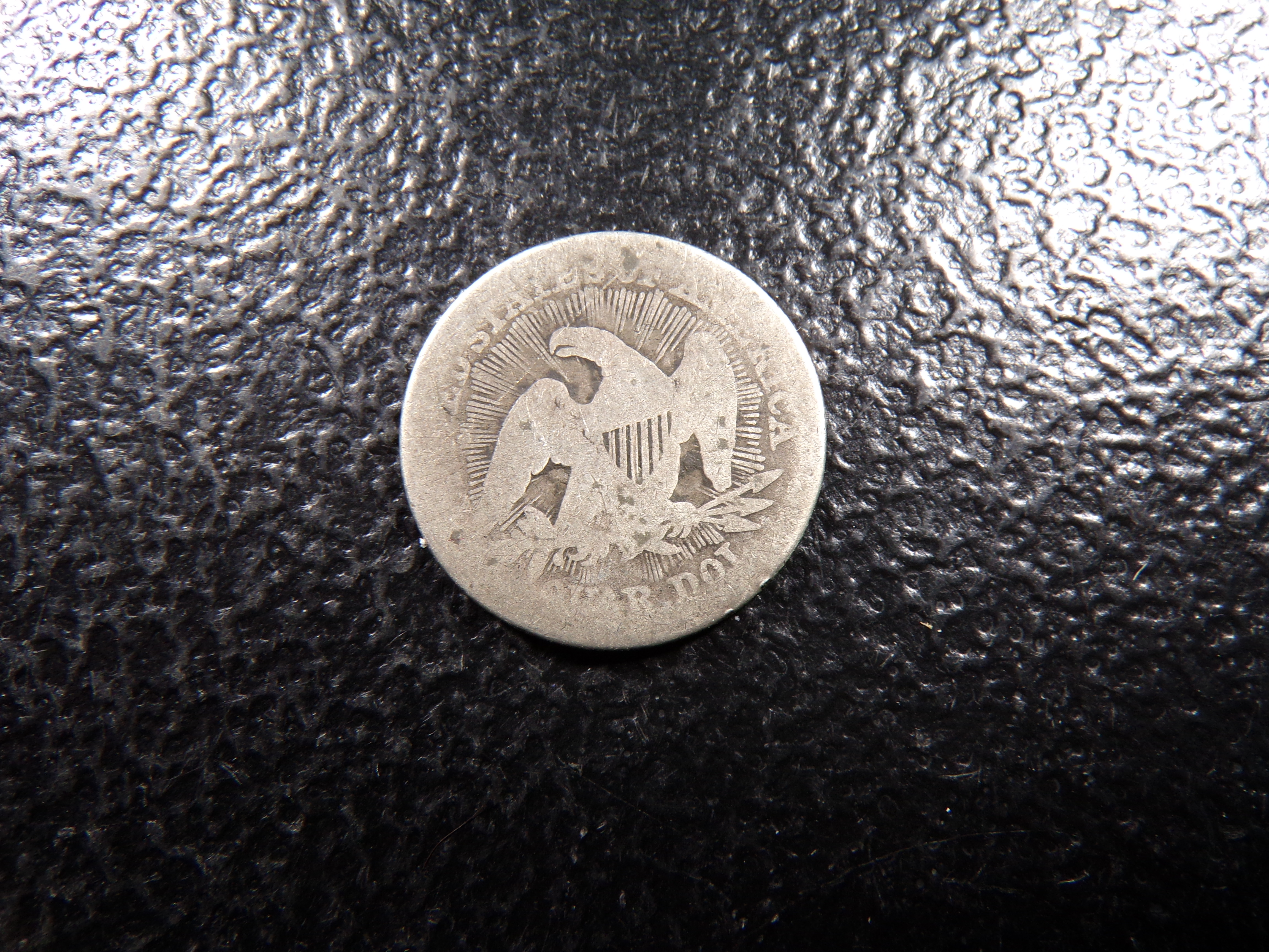 1853 W/ARROWS SEATED LIBERTY SILVER QUARTER