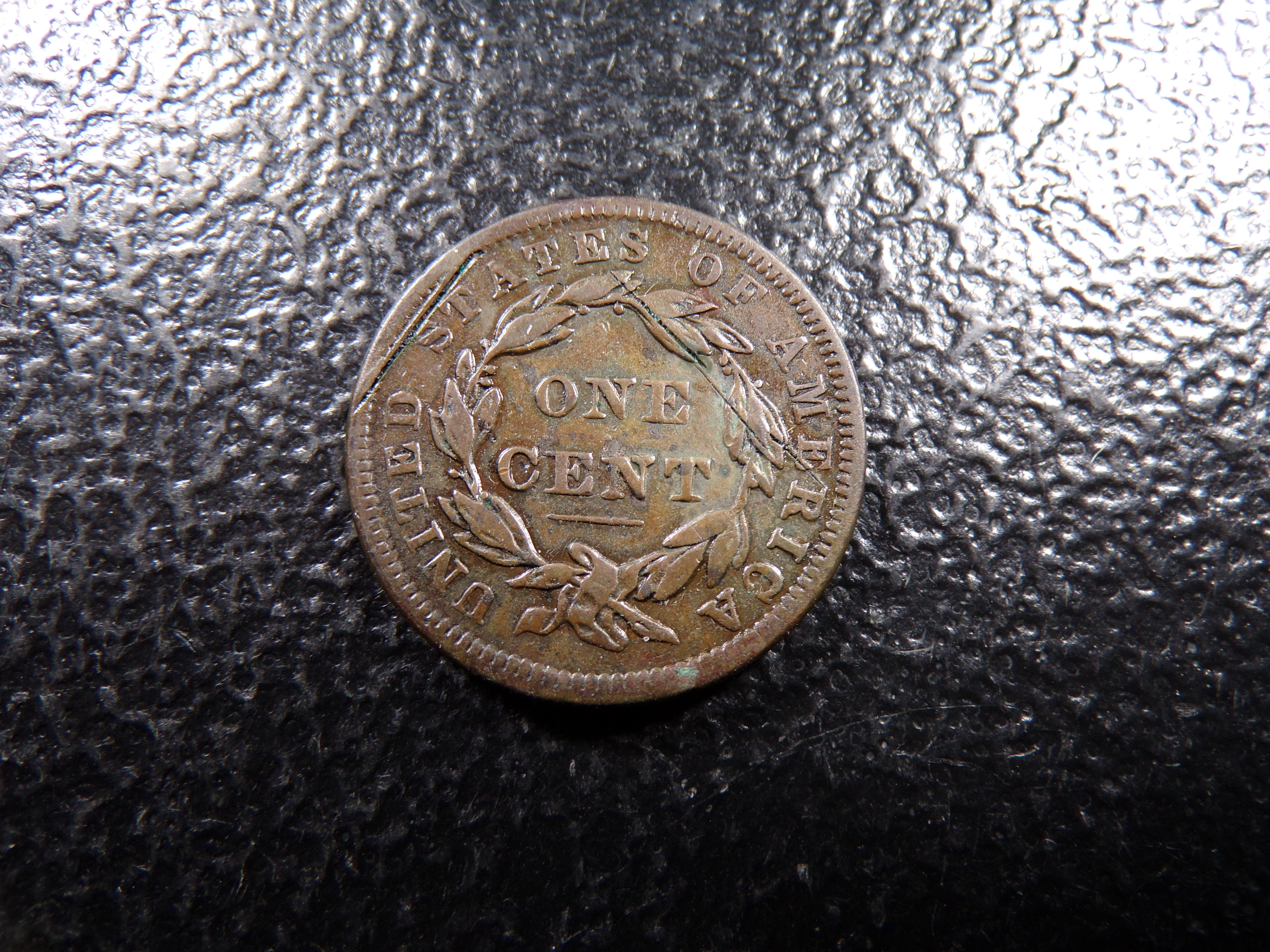 1838 BRAIDED HAIR LARGE CENT