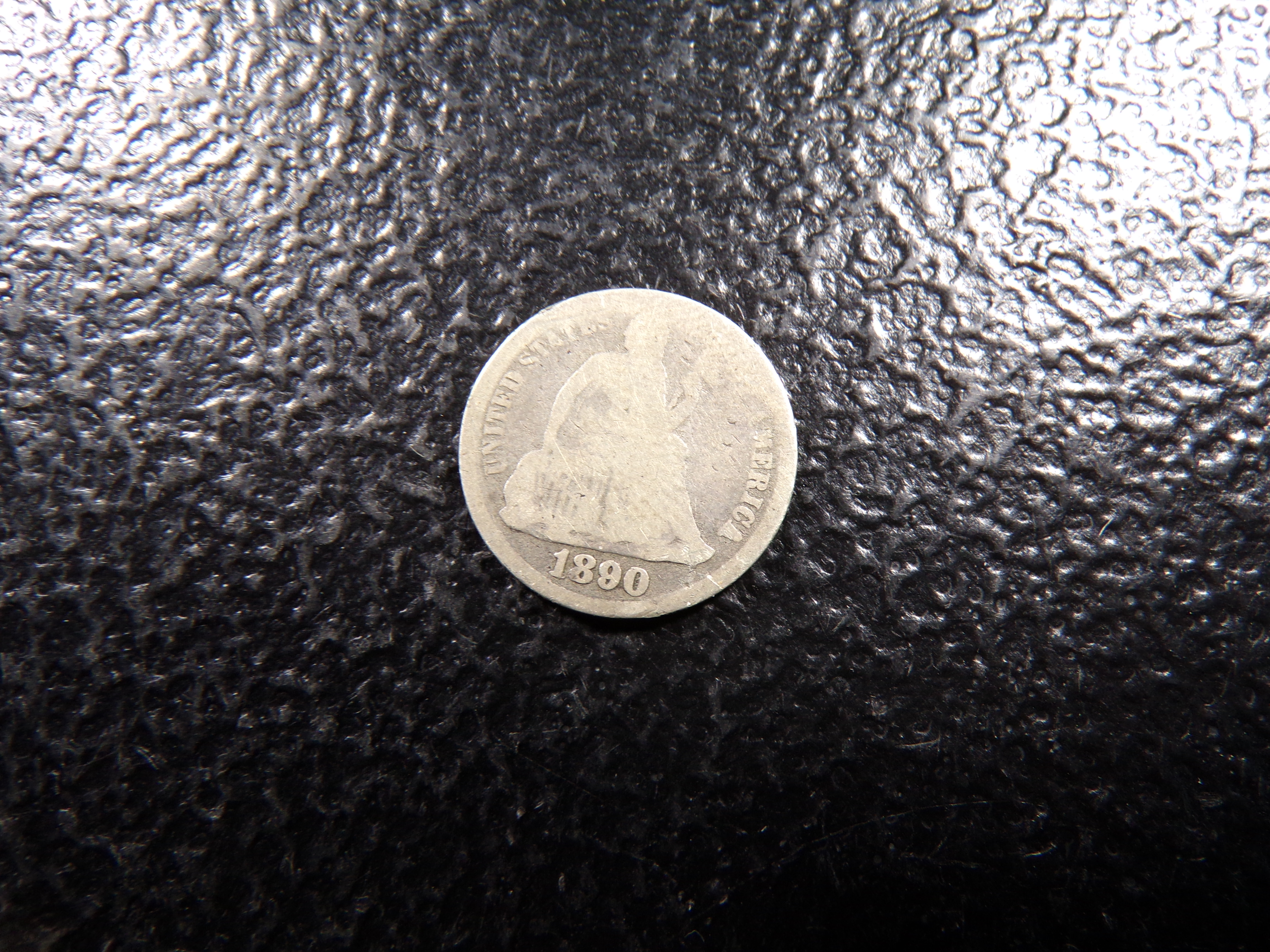 1890 SEATED LIBERTY SILVER DIME