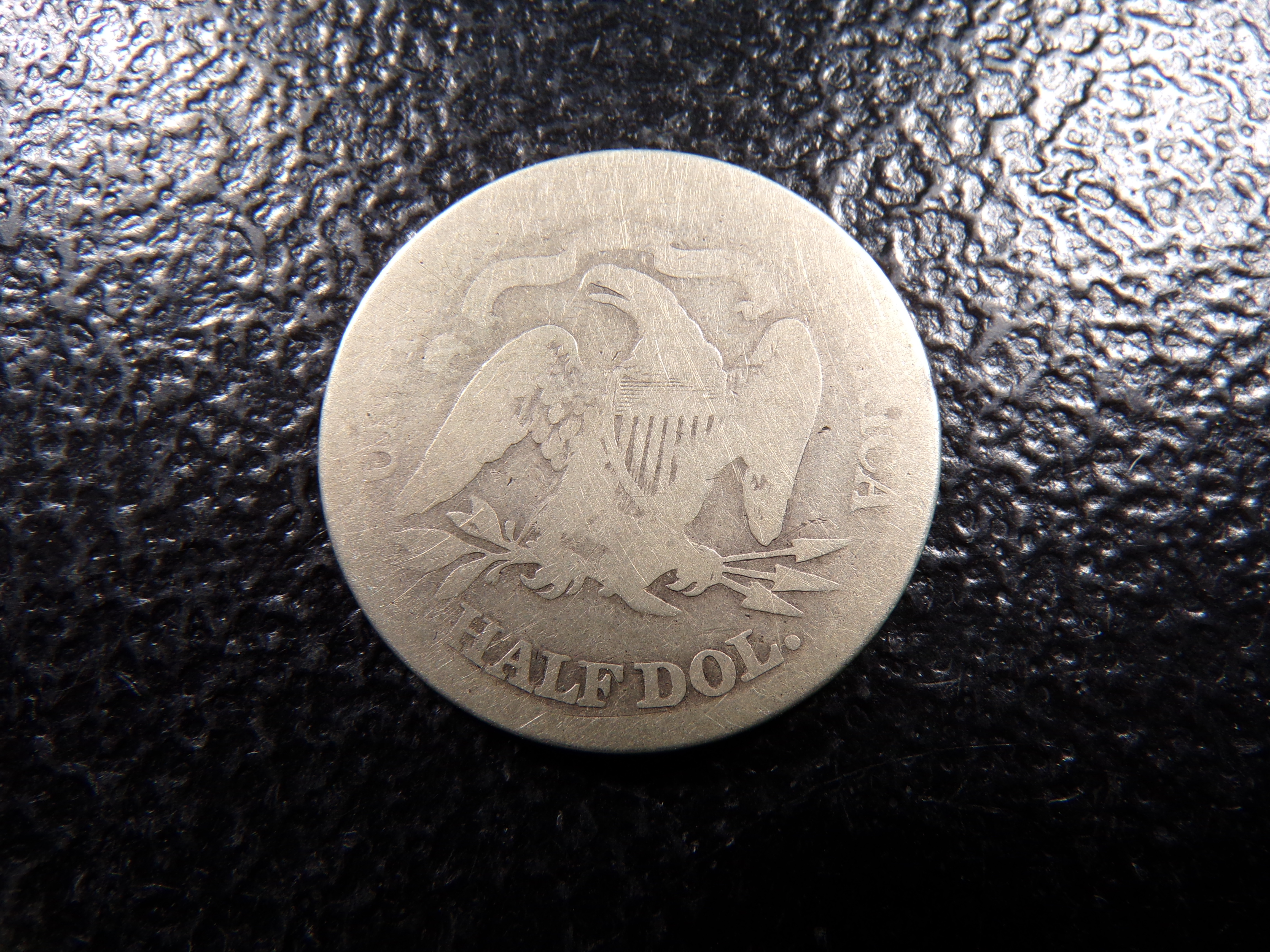 1867-S SEATED LIBERTY SILVER HALF DOLLAR