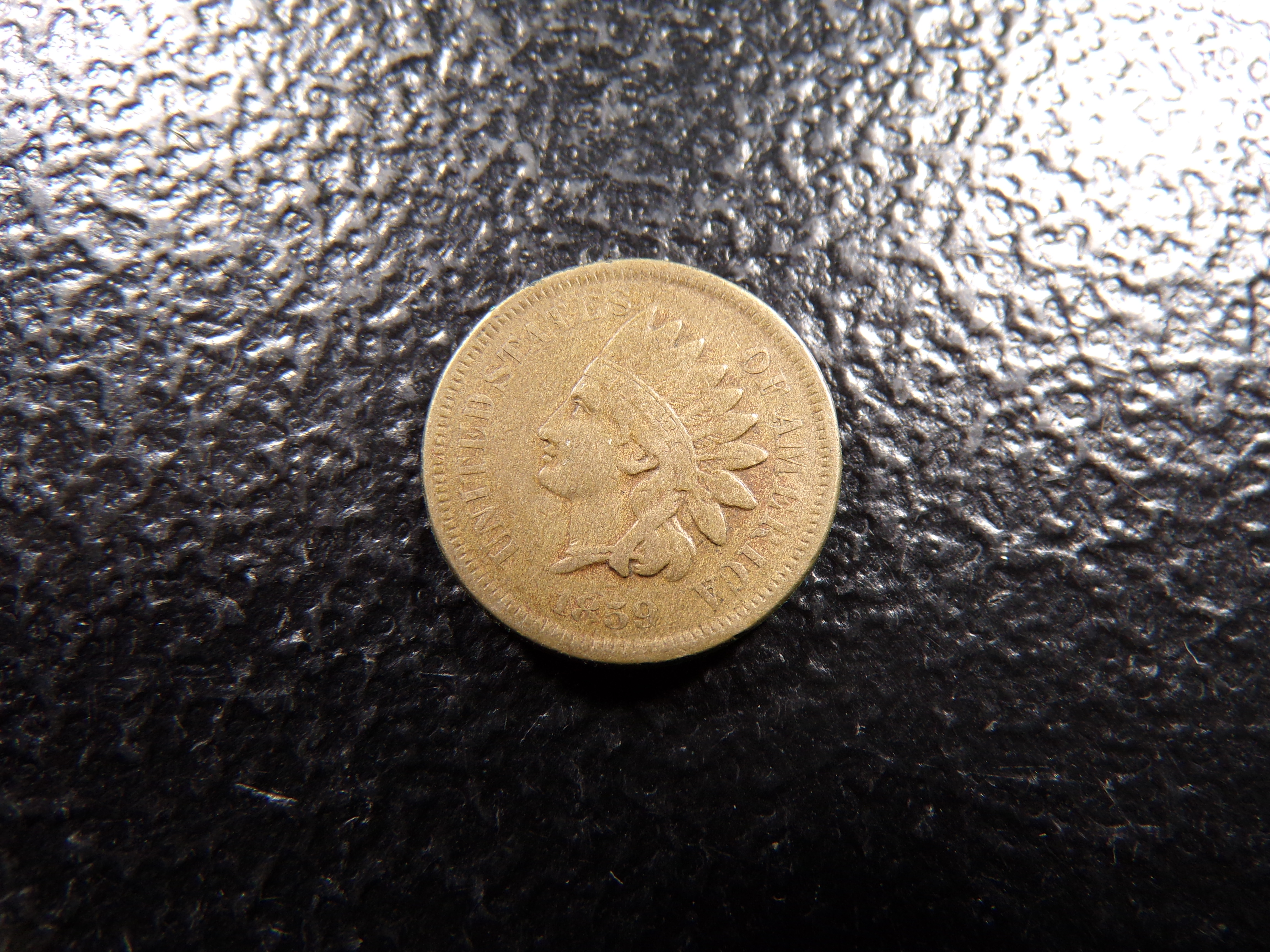 1859 COPPER NICKEL INDIAN CENT