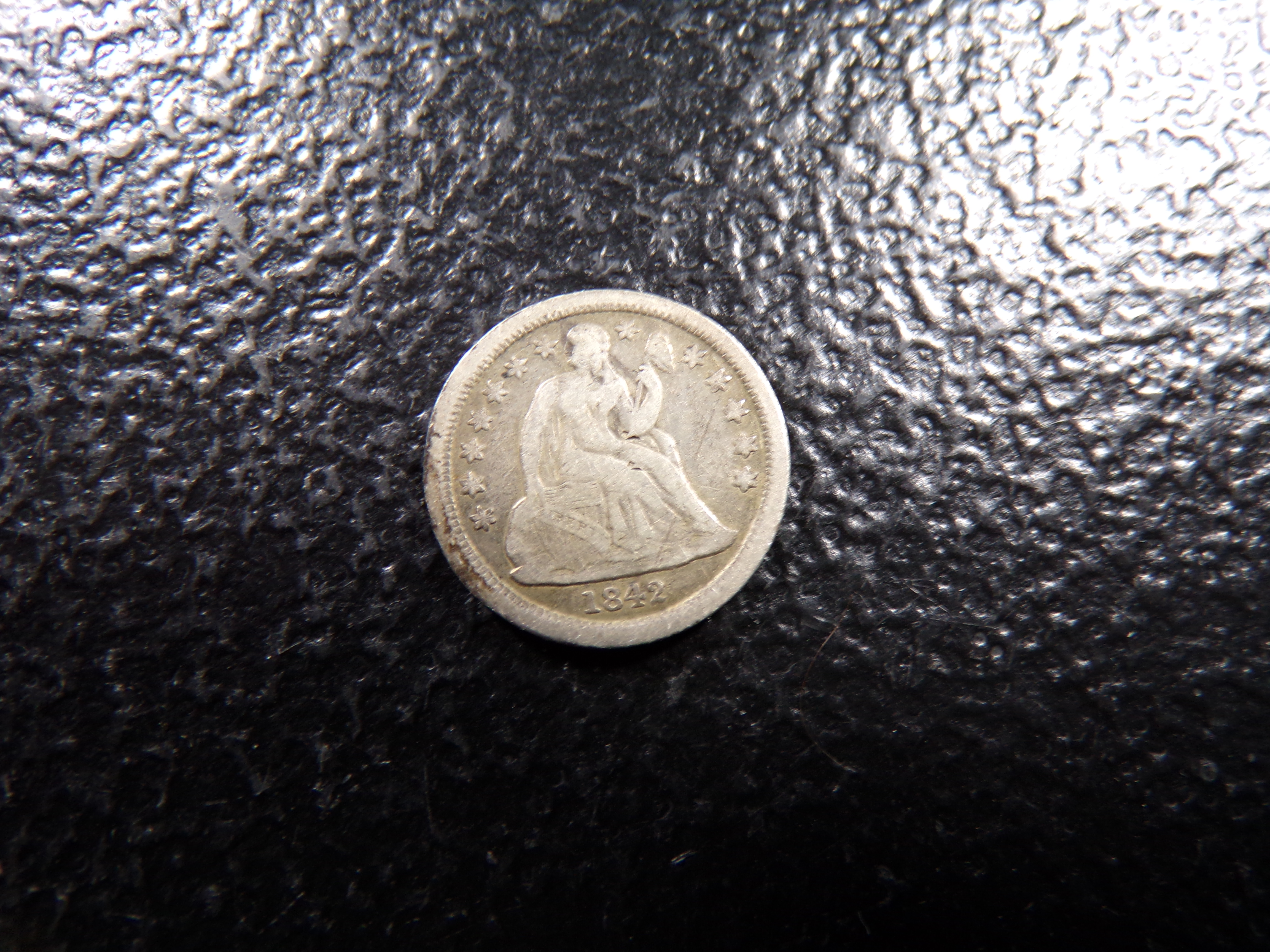 1842 SEATED LIBERTY SILVER DIME