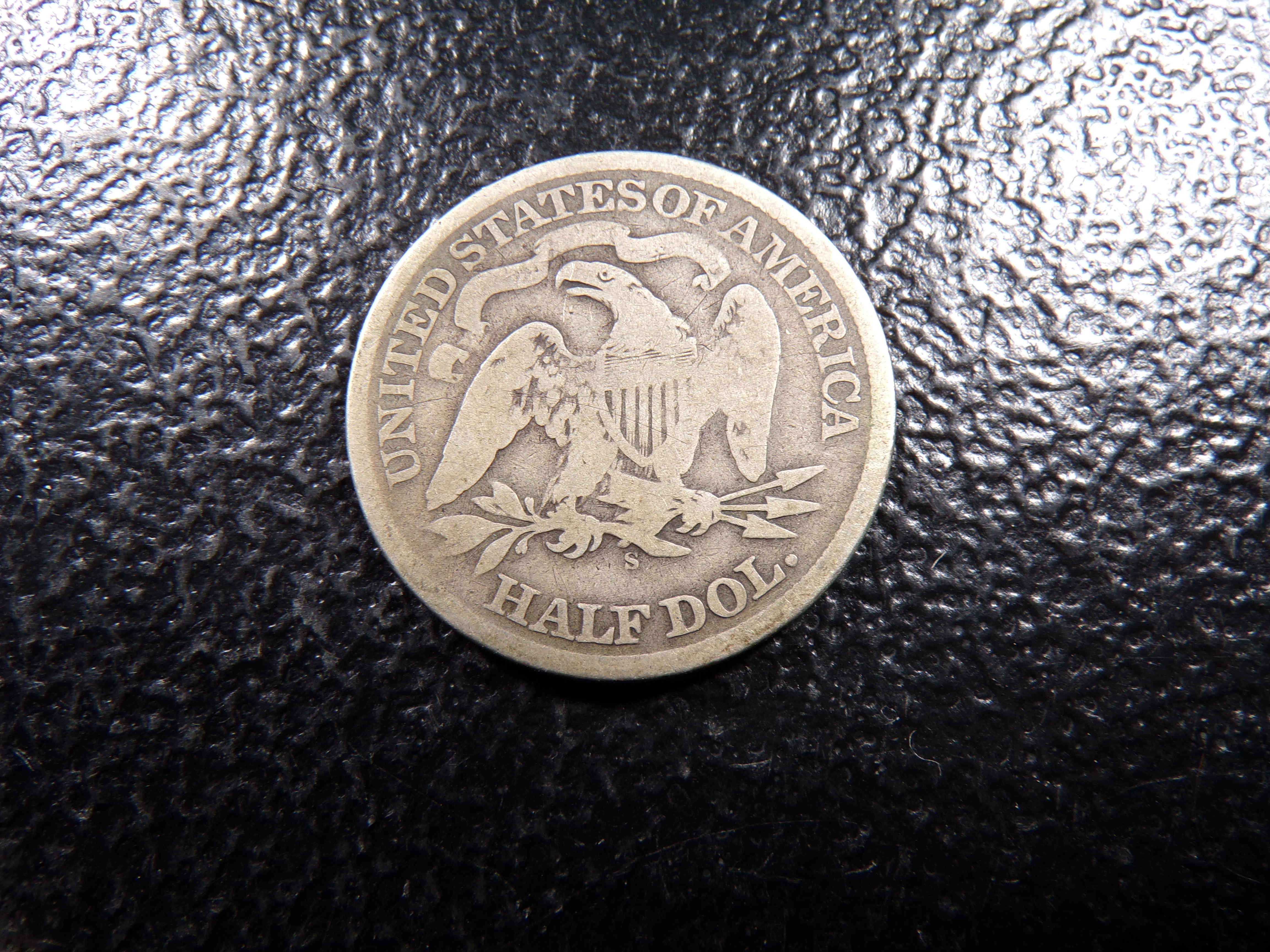 1869-S SEATED LIBERTY SILVER HALF DOLLAR