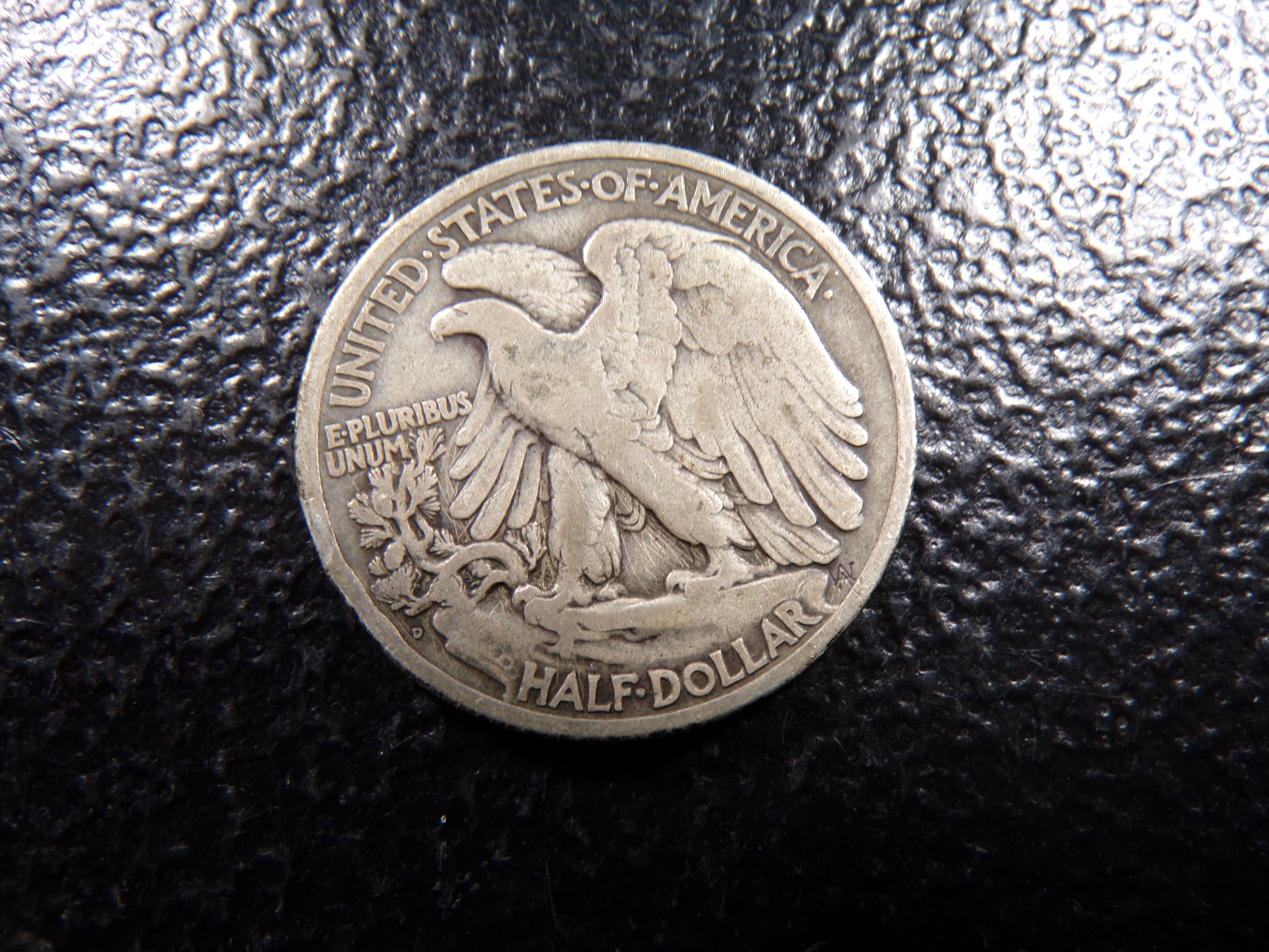 1920-D RARE DATE WALKING LIBERTY SILVER HALF DOLLAR