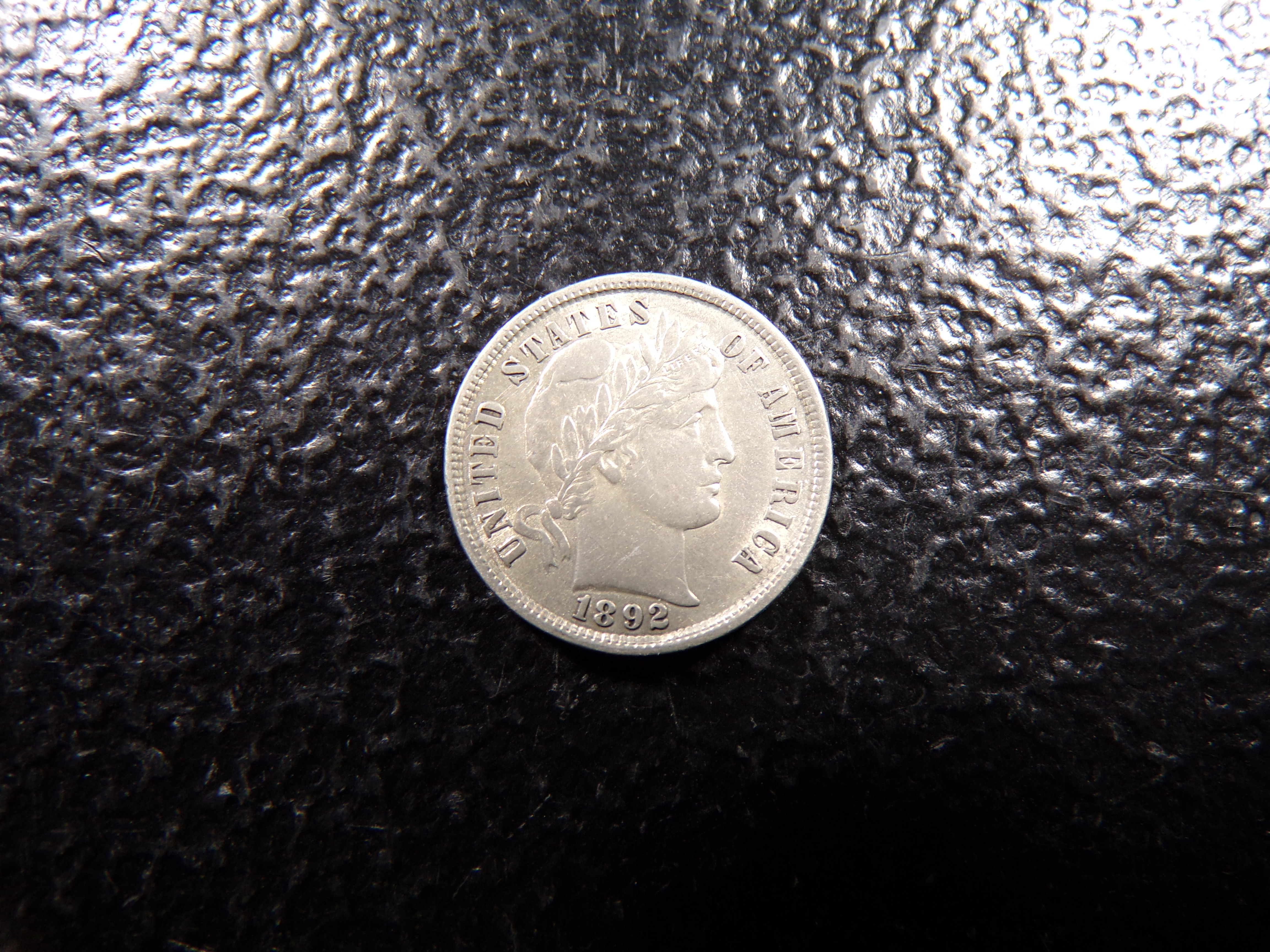 1892 HIGH GRADE BARBER SILVER DIME