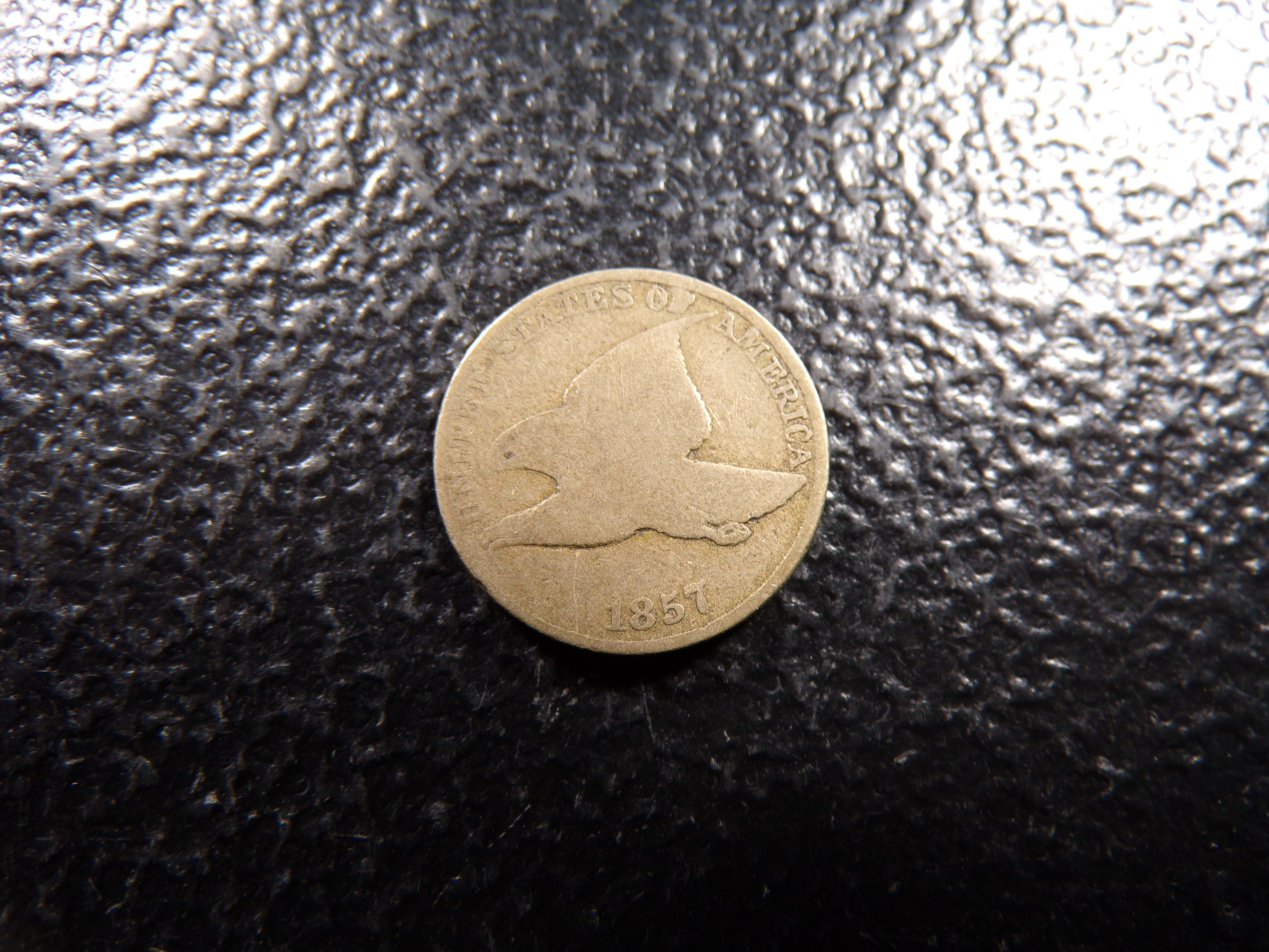 1857 FLYING EAGLE CENT