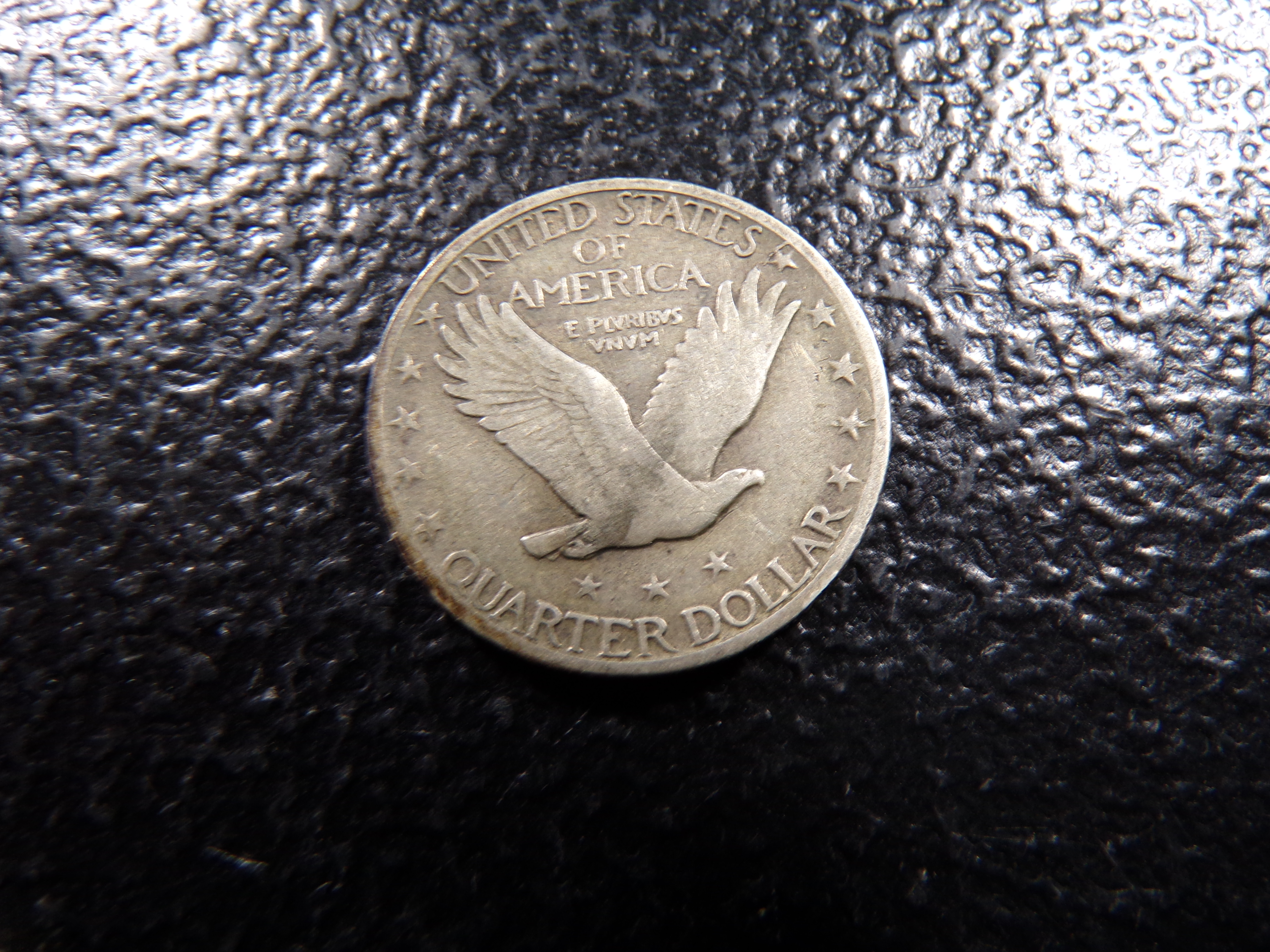 1918-D RARE DATE STANDIMG LIBERTY SILVER QUARTER