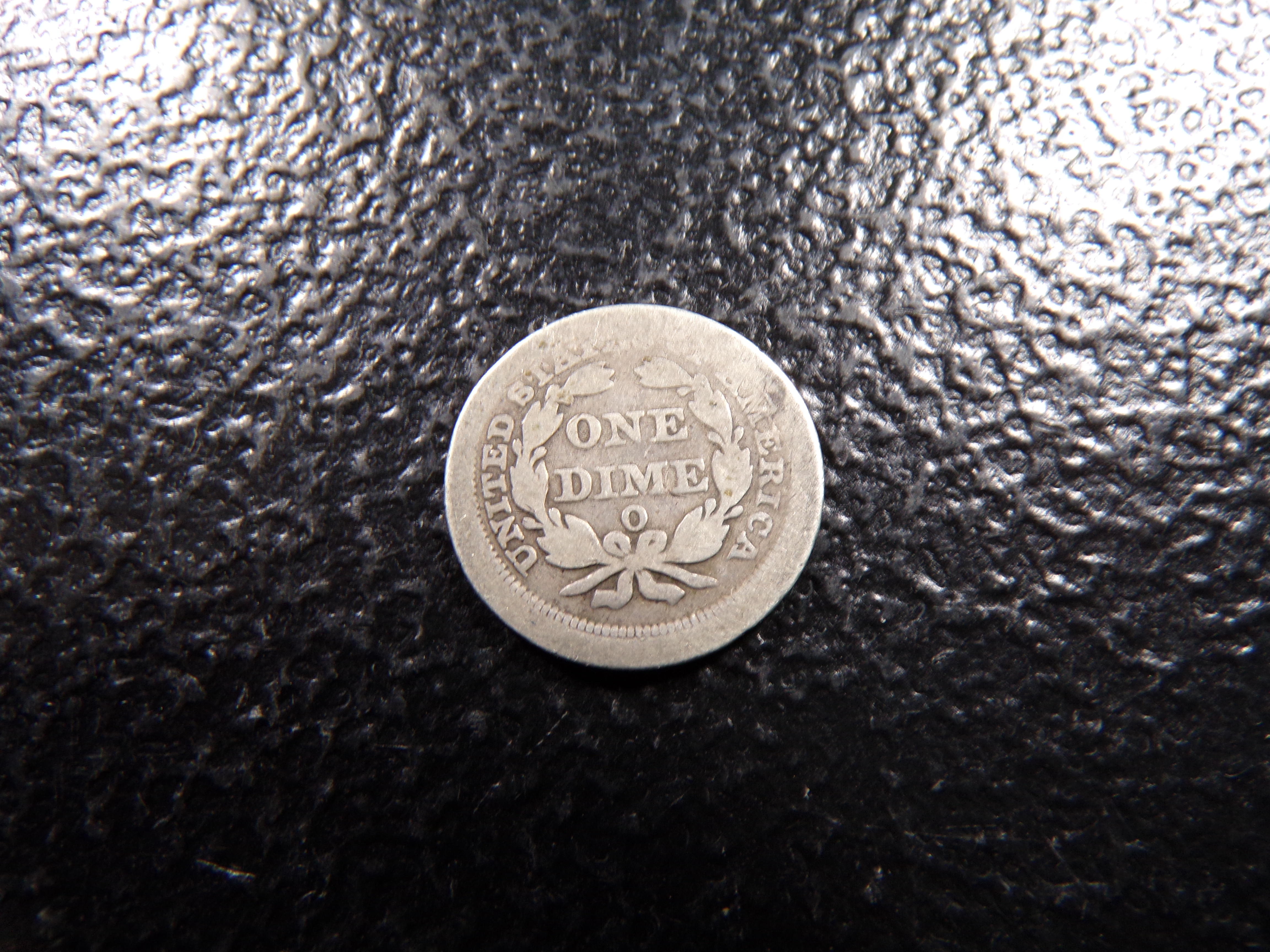1854-O SEATED LIBERTY SILVER DIME