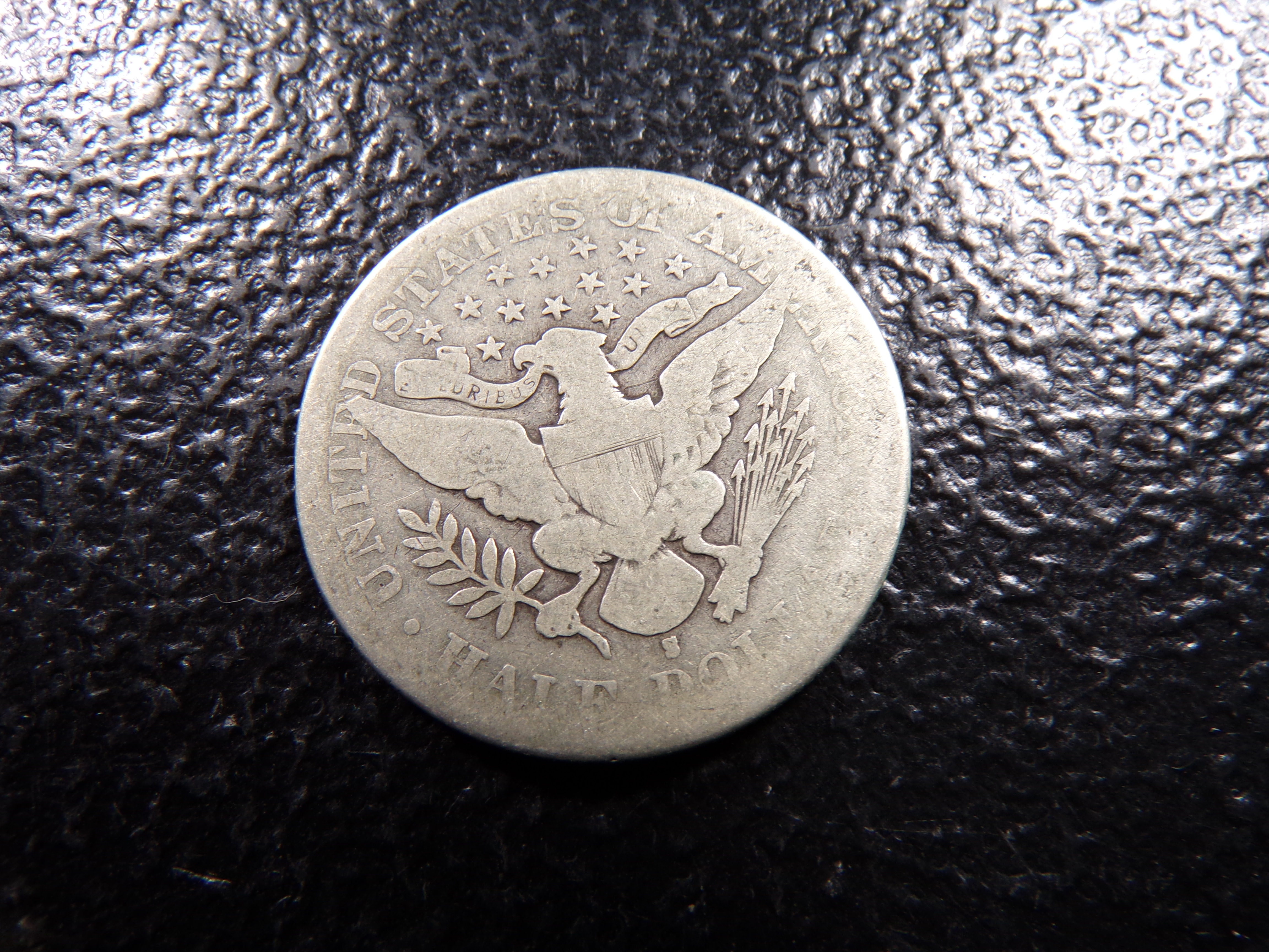 1896-S RARE DATE BARBER SILVER HALF DOLLAR