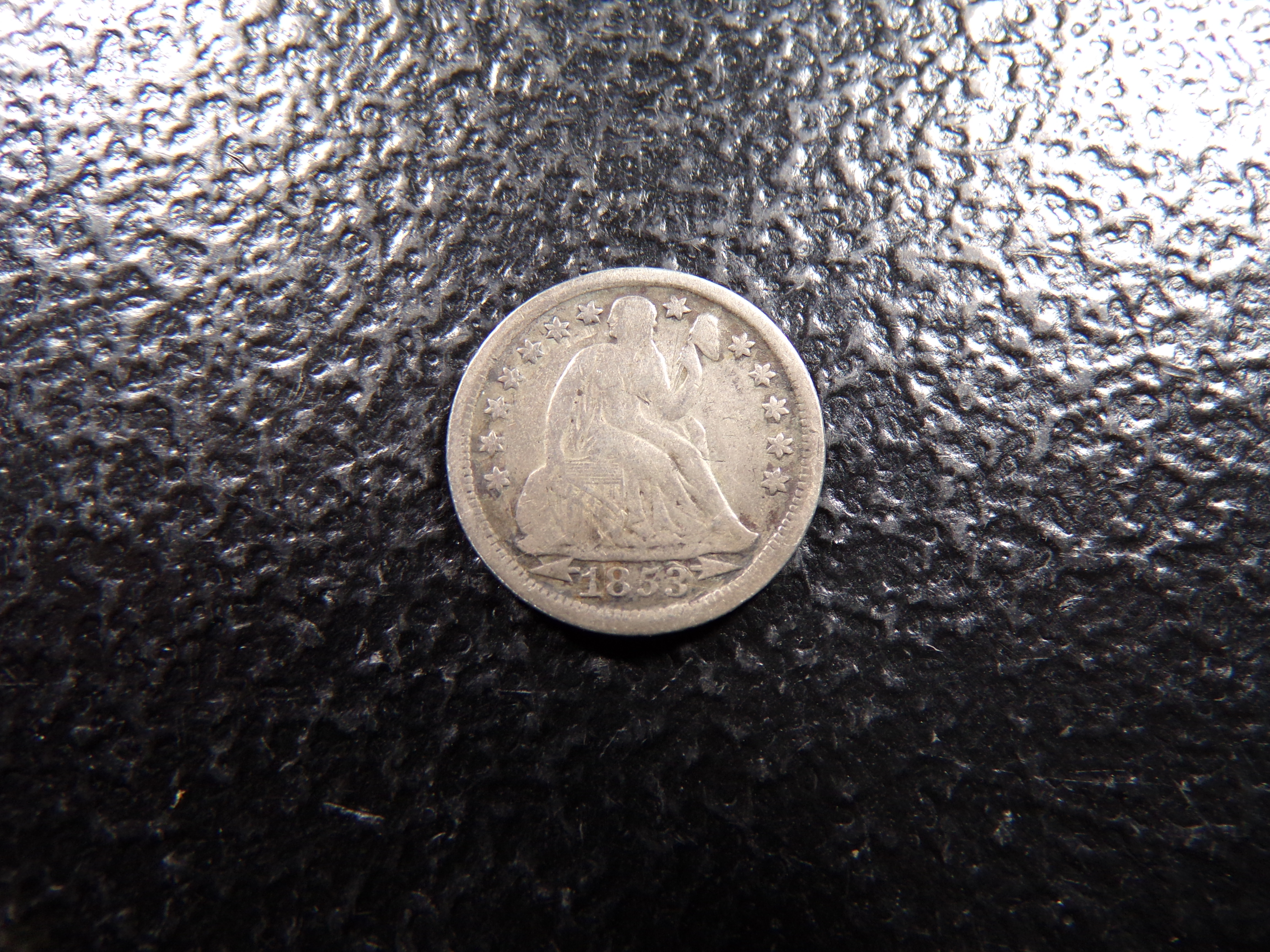 1853 SEATED LIBERTY SILVER DIME