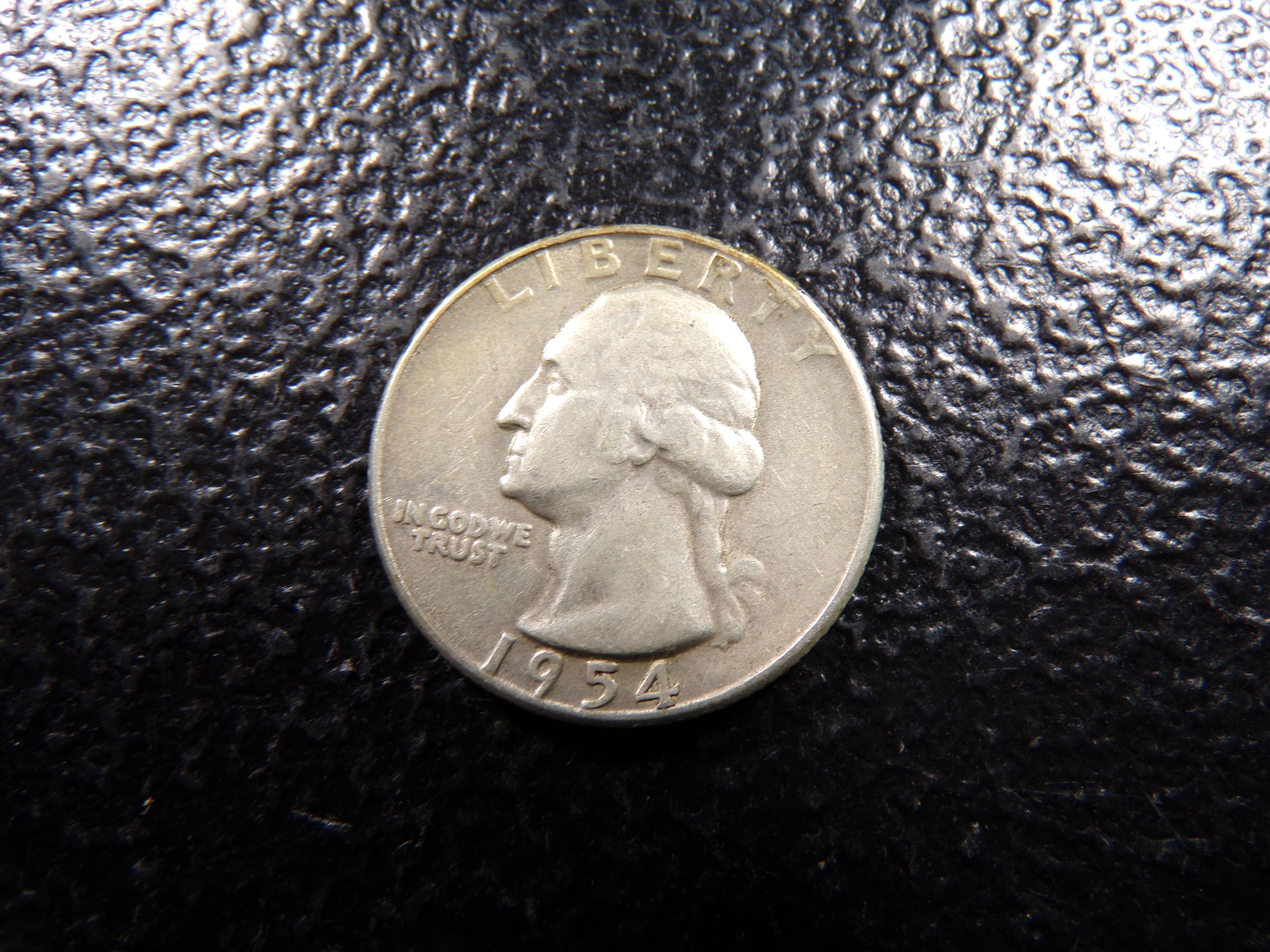 1954-S WASHINGTON SILVER QUARTER
