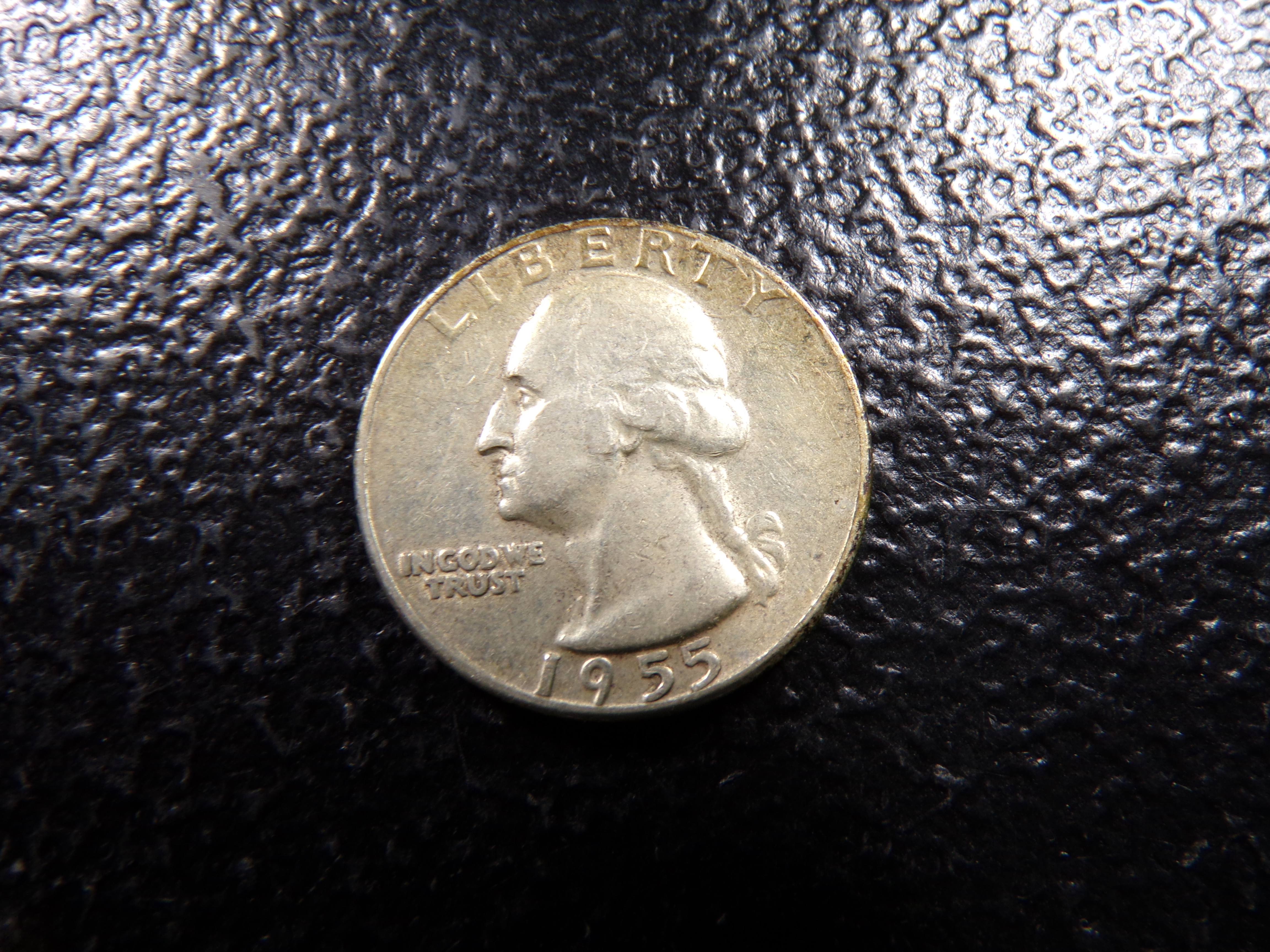 1955 WASHINGTON SILVER QUARTER