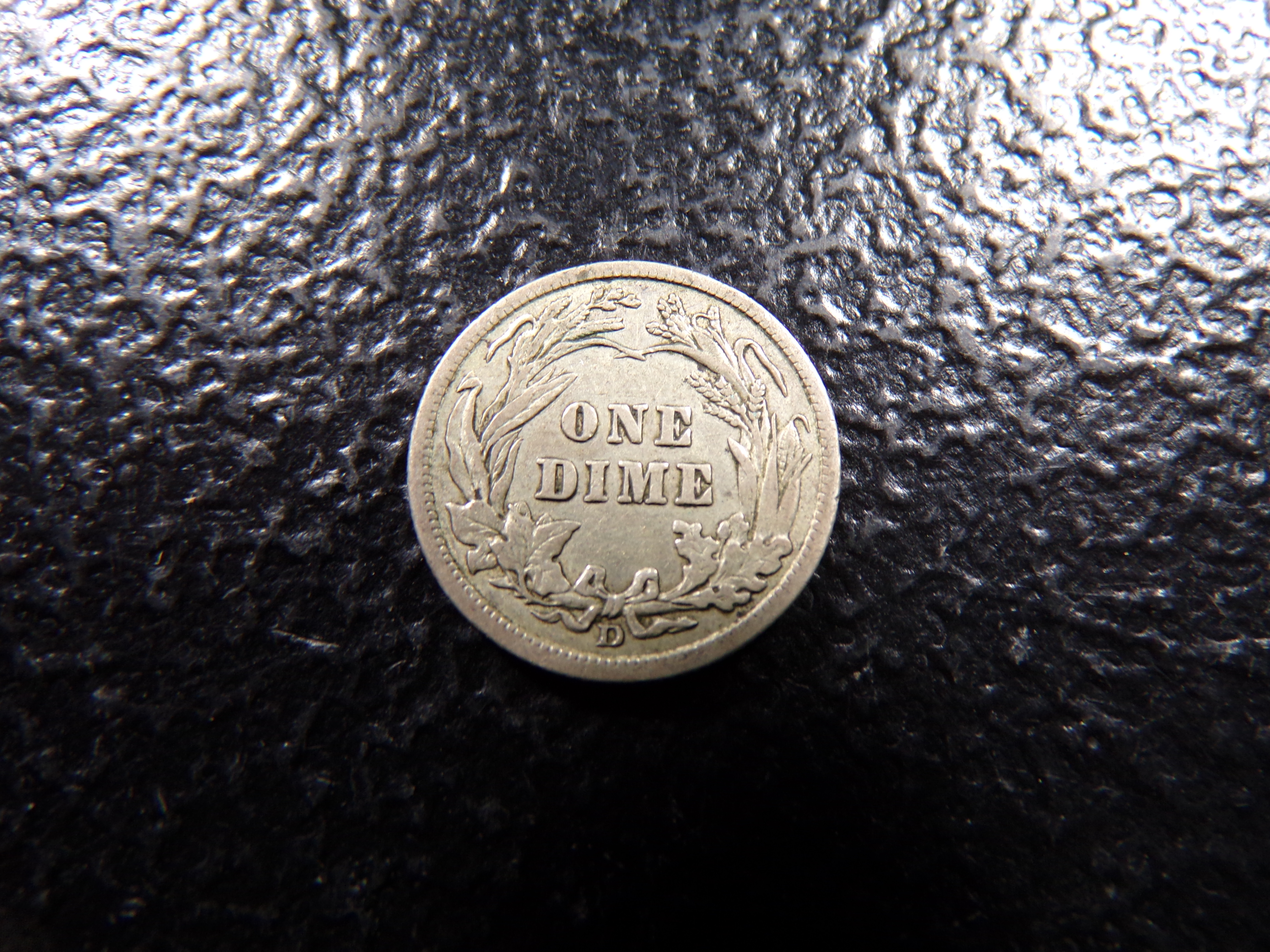 1914-D BARBER SILVER DIME