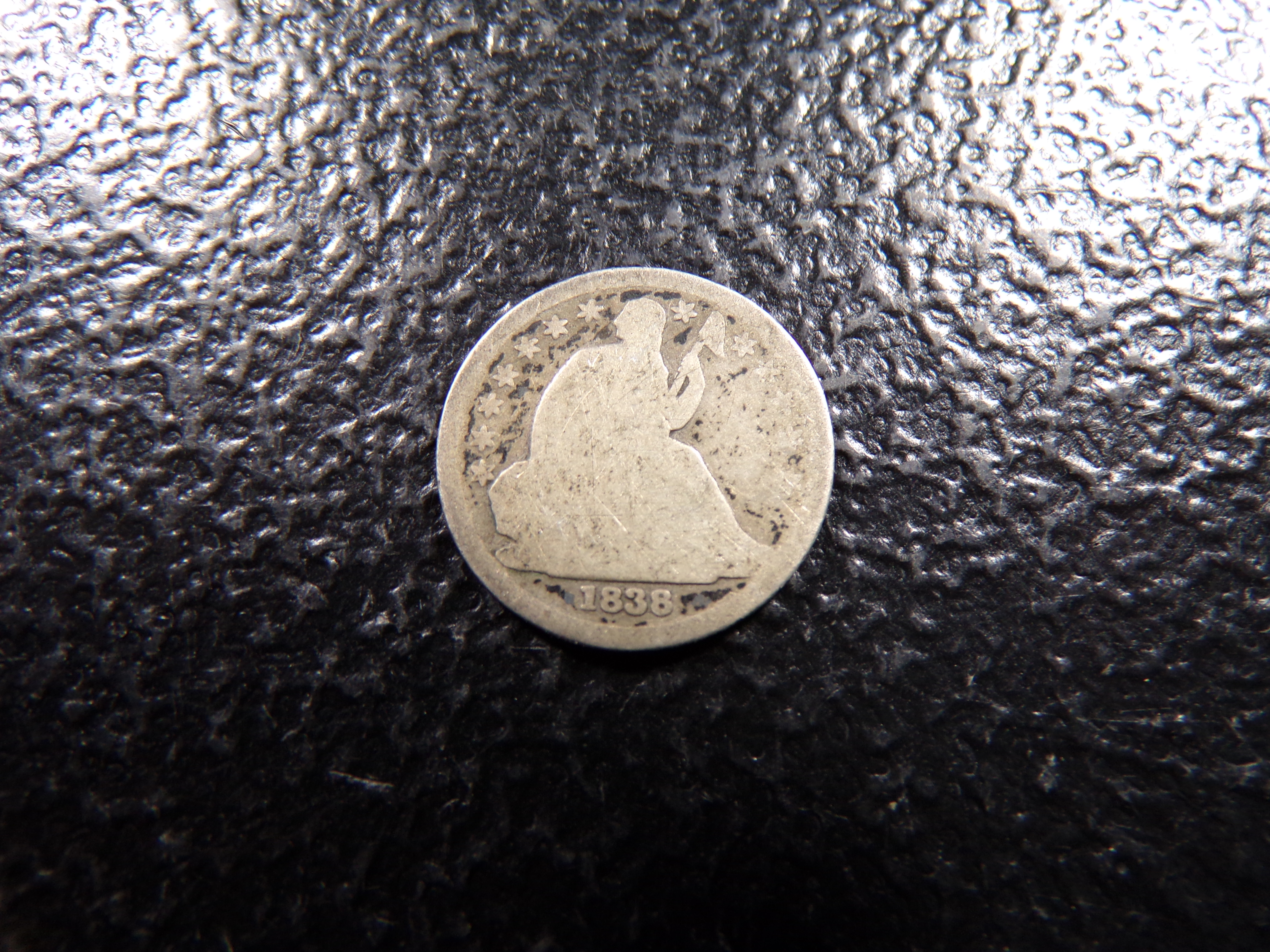 1838 SEATED LIBERTY SILVER DIME