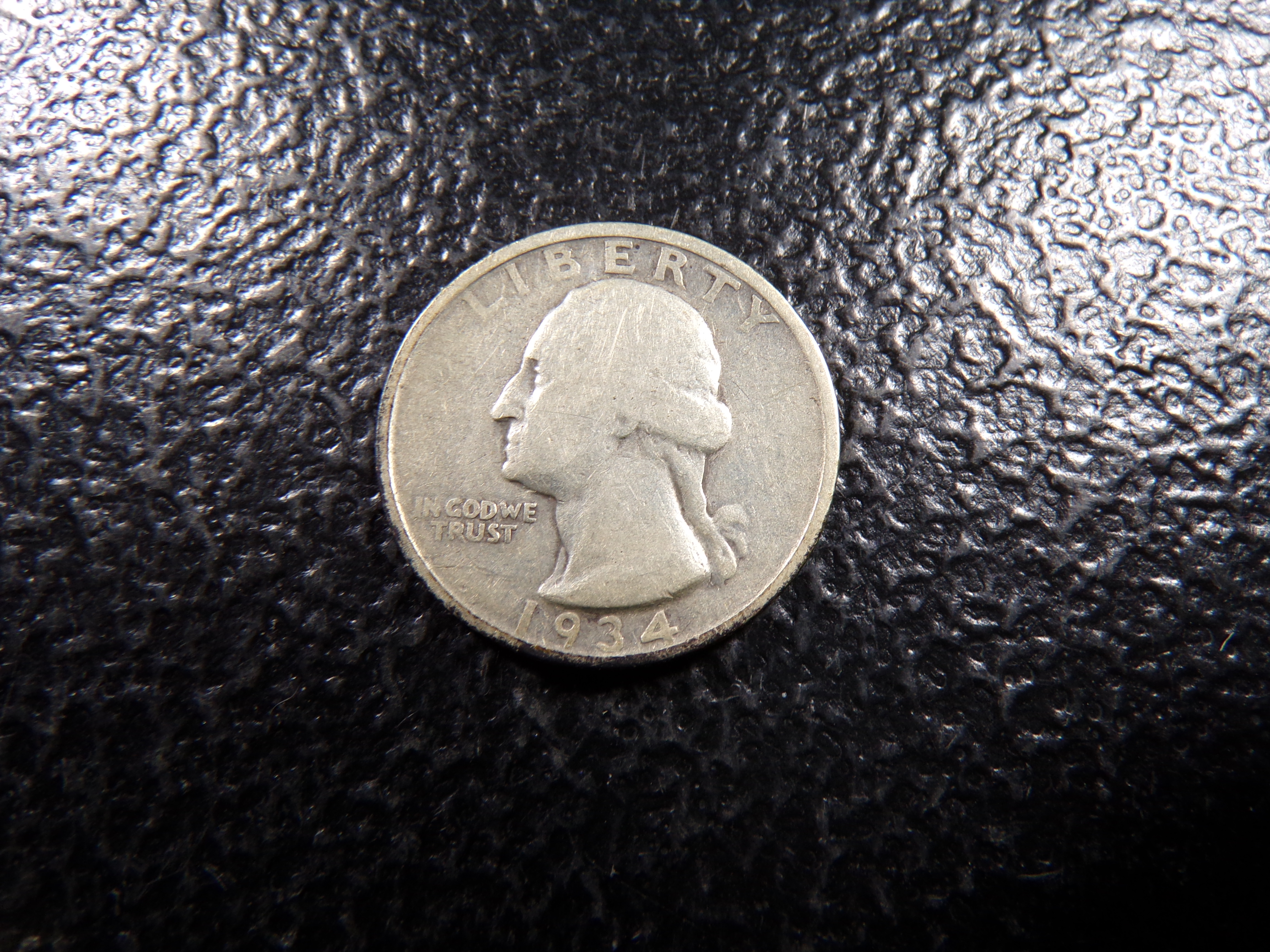 1934-D WASHINGTON SILVER QUARTER