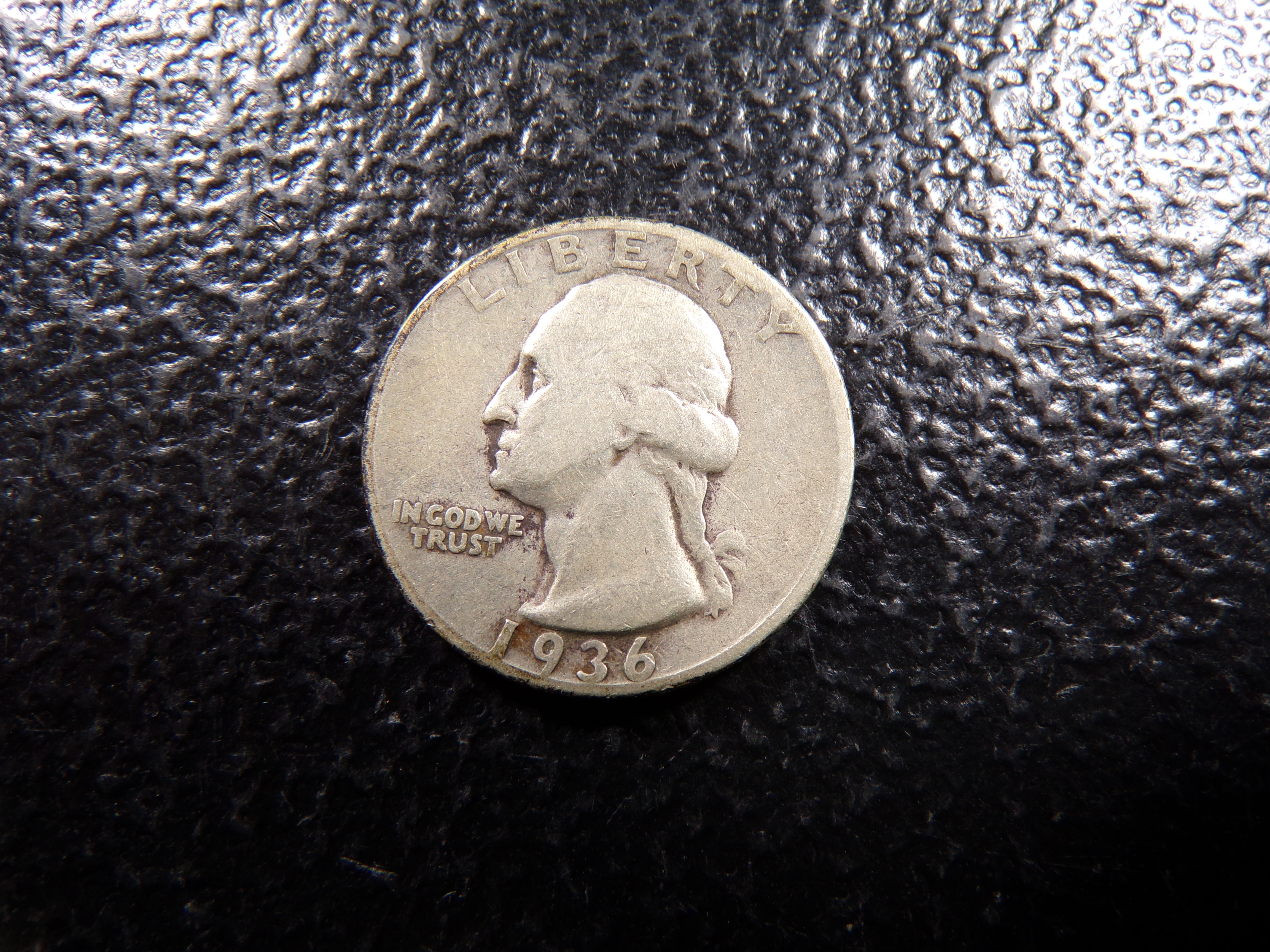 1936 WASHINGTON SILVER QUARTER