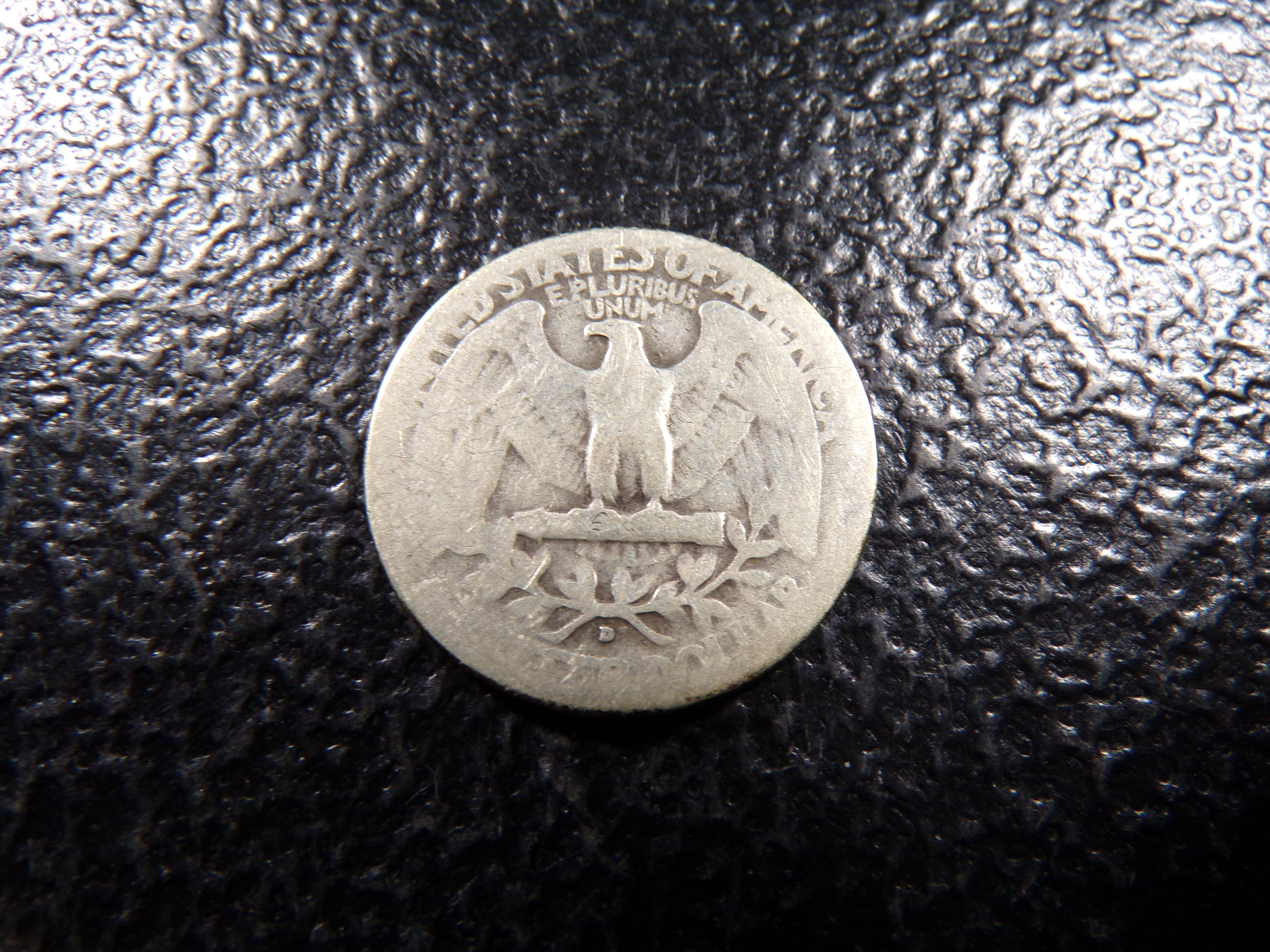 1936-D WASHINGTON SILVER QUARTER