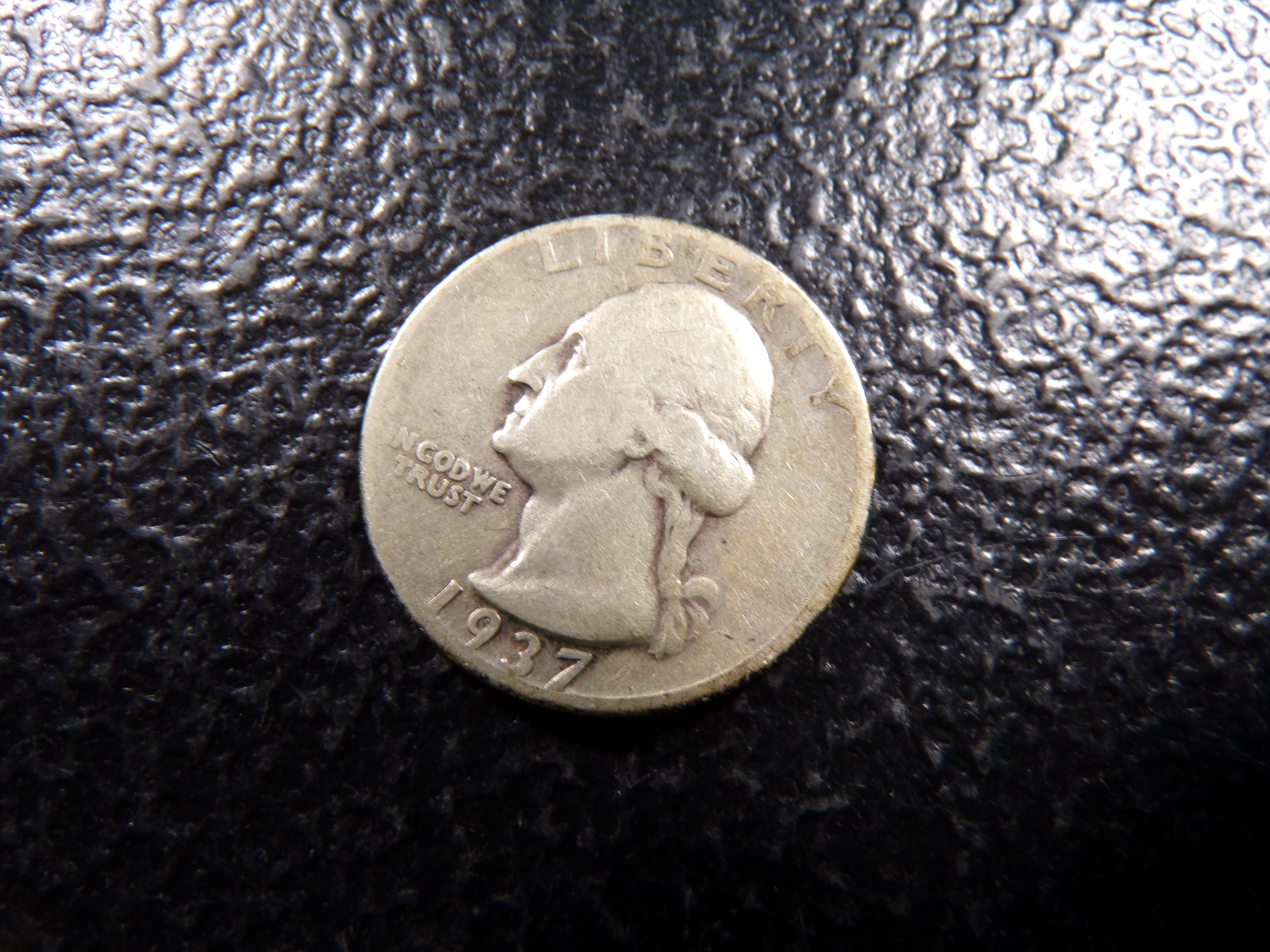 1937 WASHINGTON SILVER QUARTER