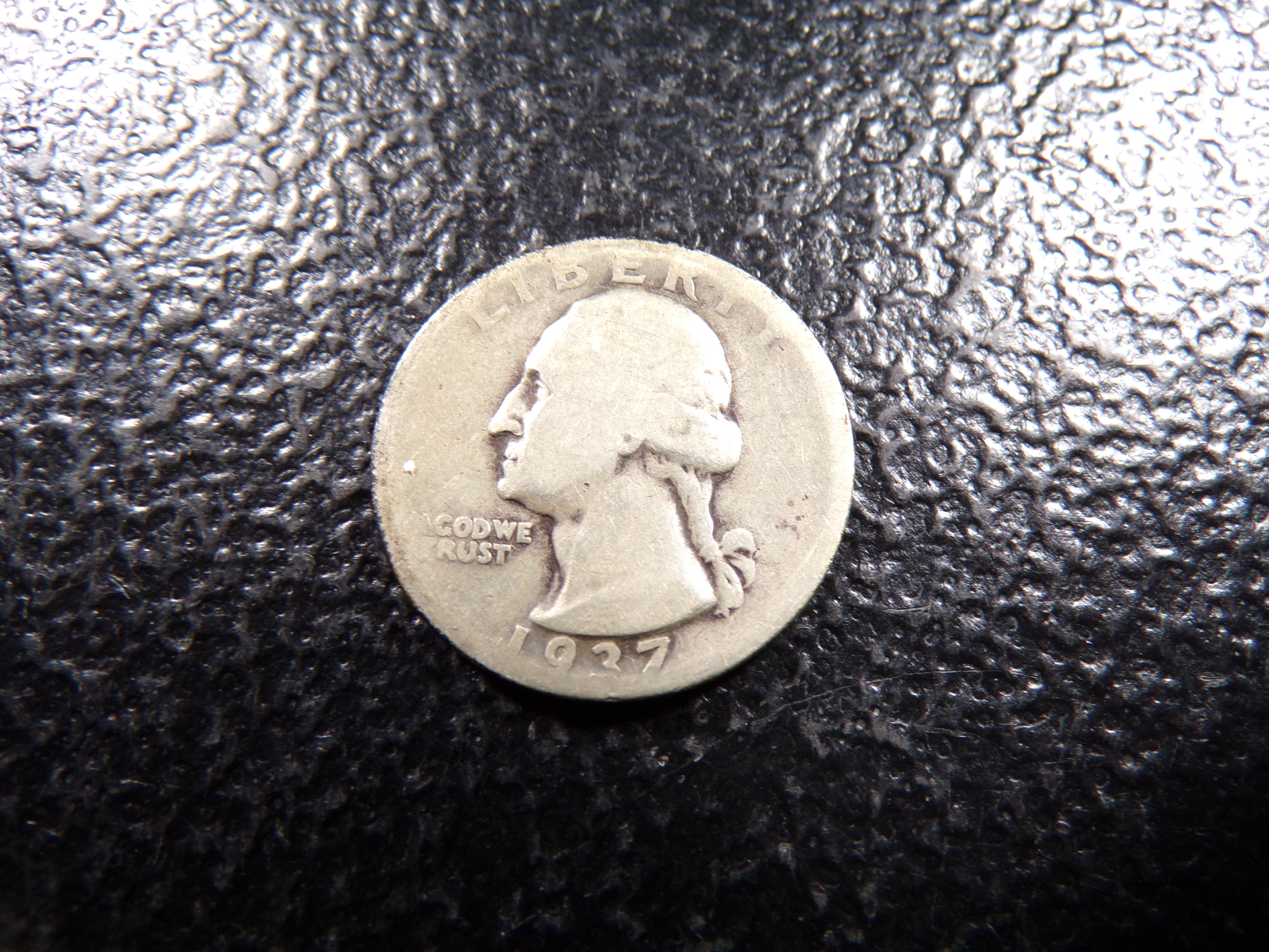 1937-D WASHINGTON SILVER QUARTER