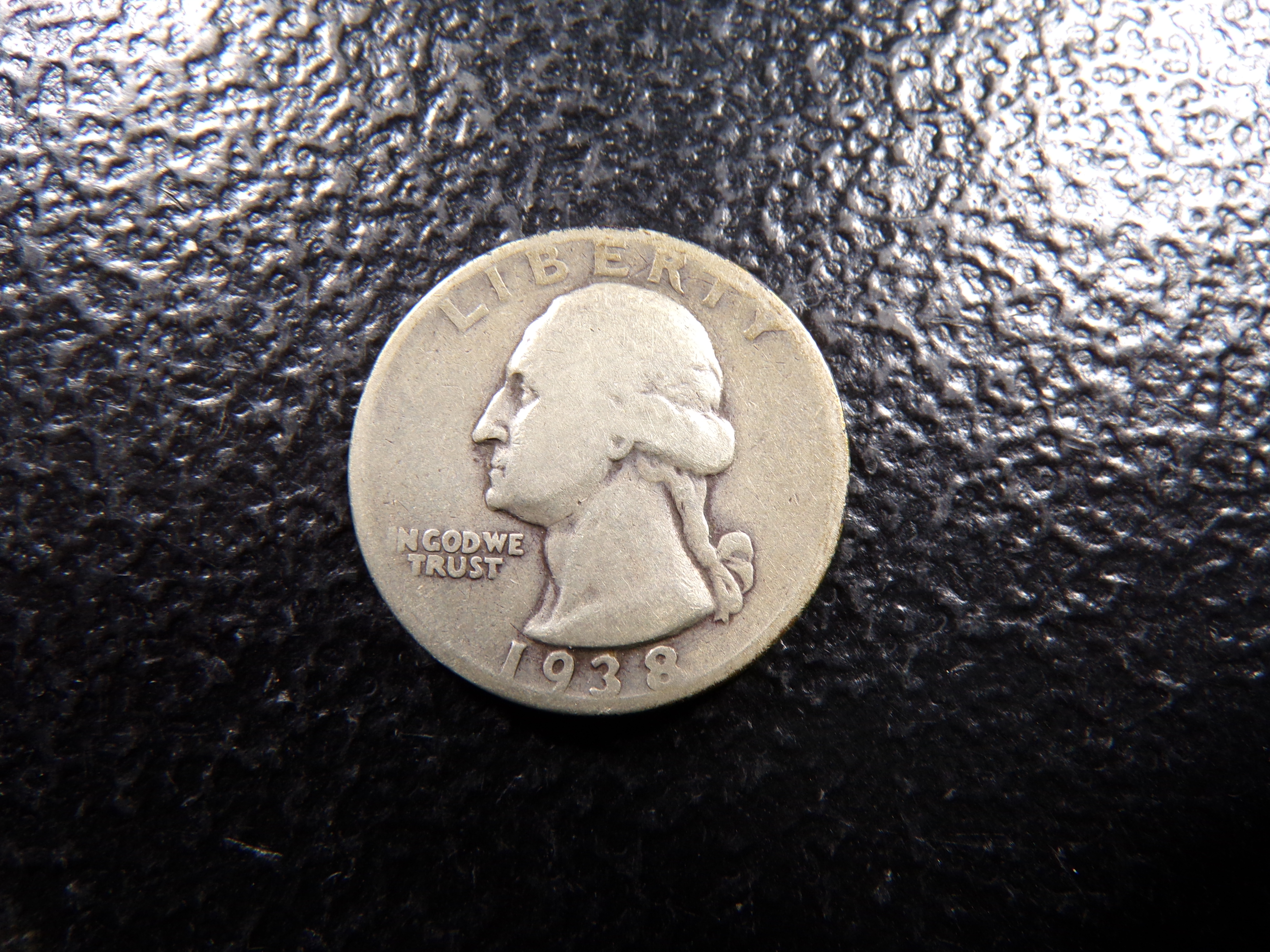 1938-S WASHINGTON SILVER QUARTER