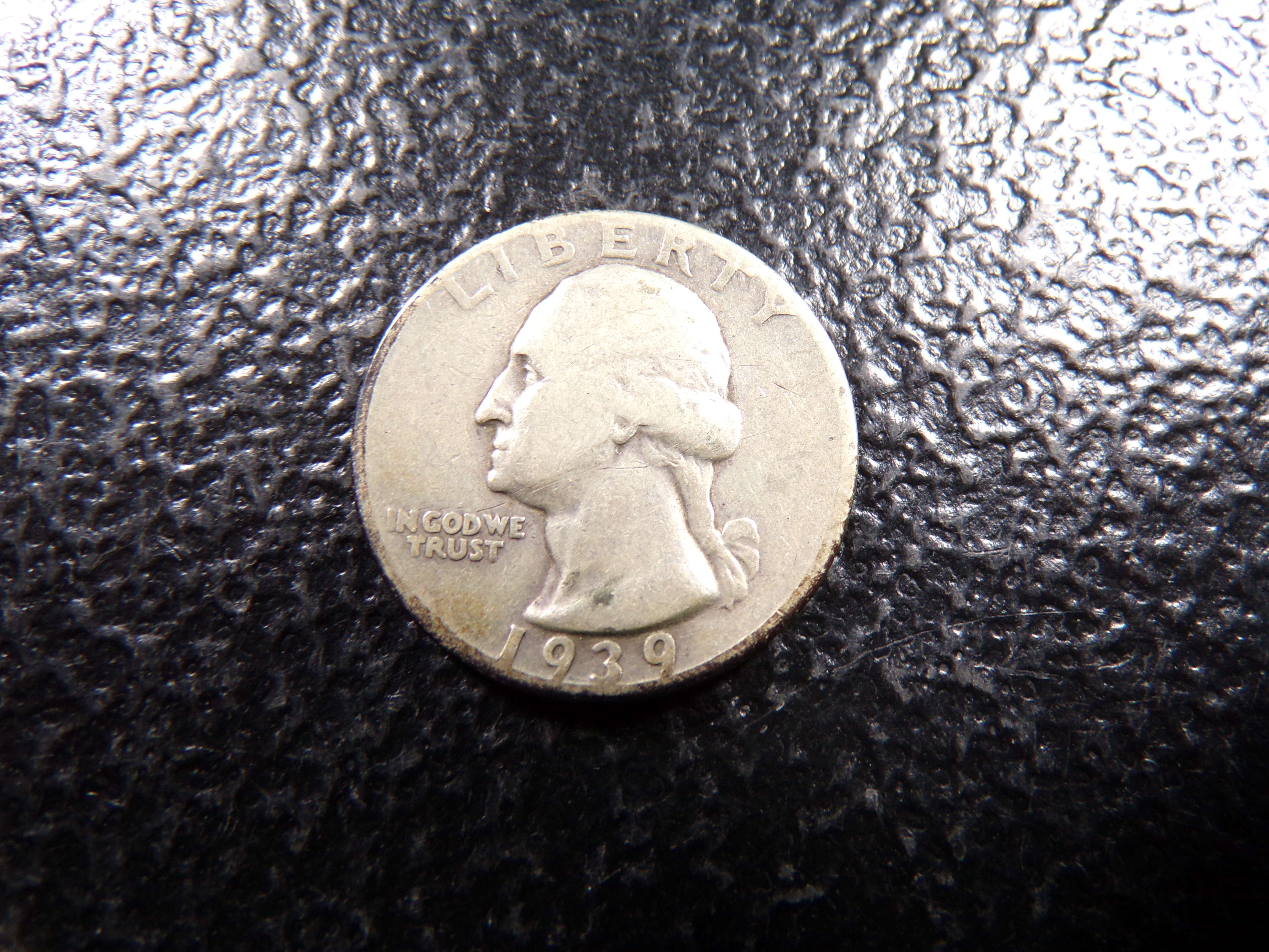 1939 WASHINGTON SILVER QUARTER