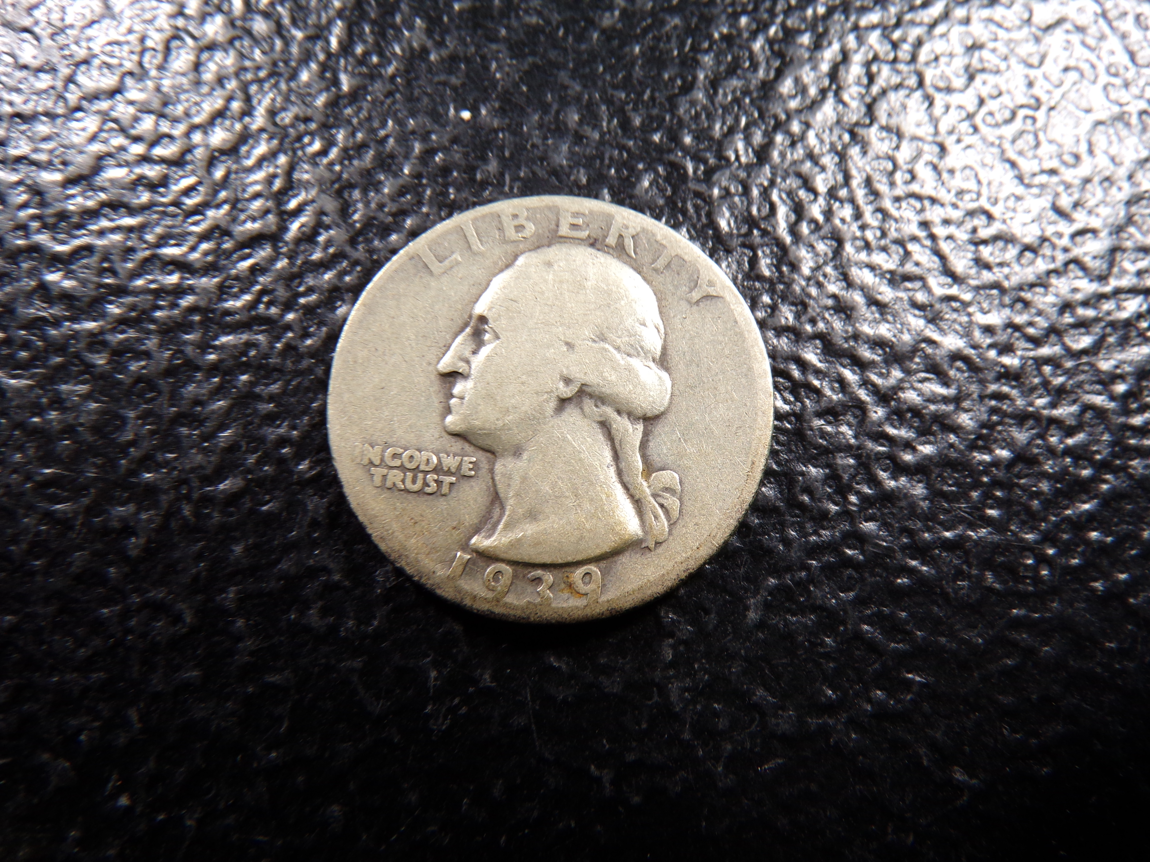 1939-D WASHINGTON SILVER QUARTER