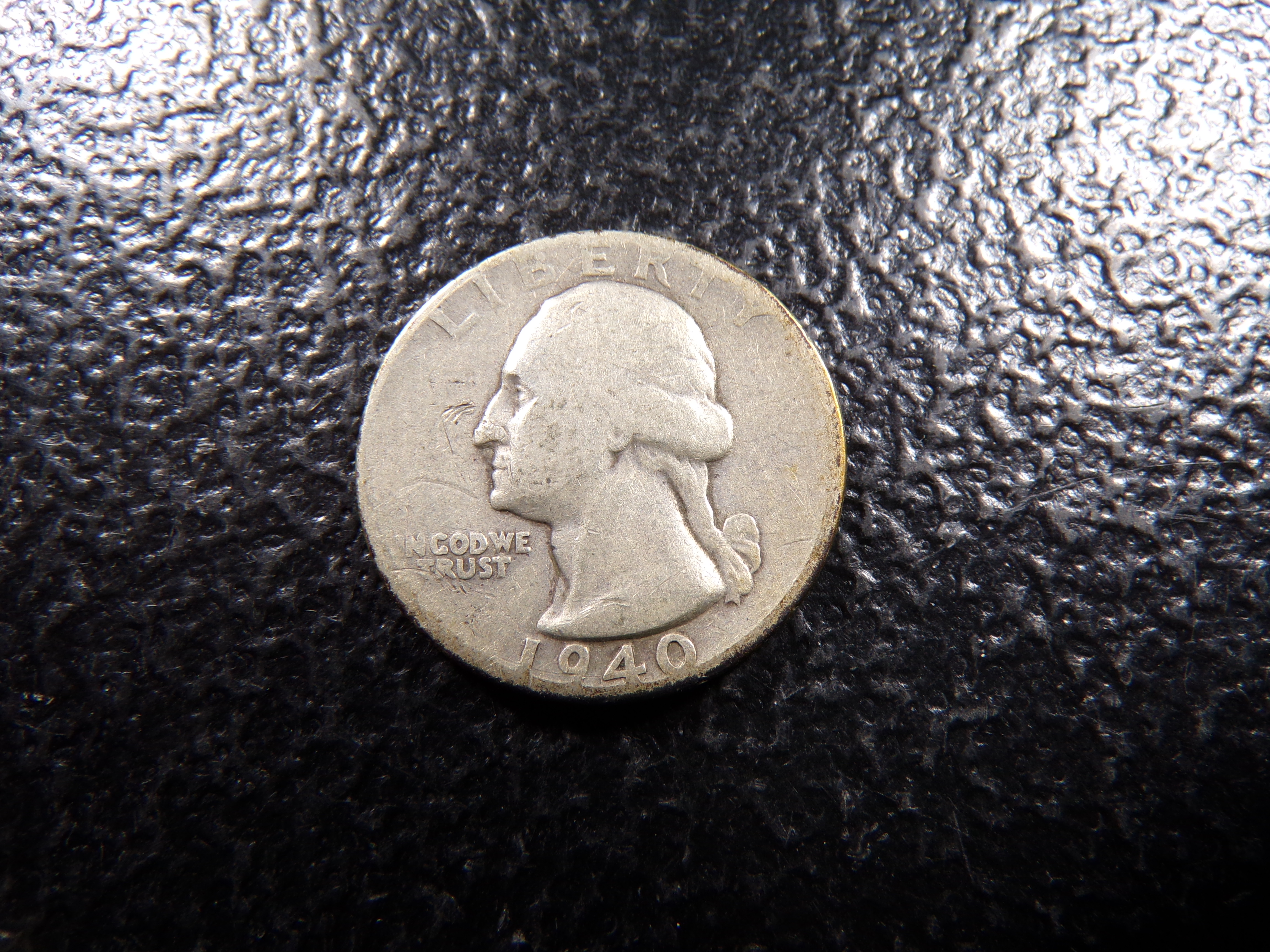 1940 WASHINGTON SILVER QUARTER