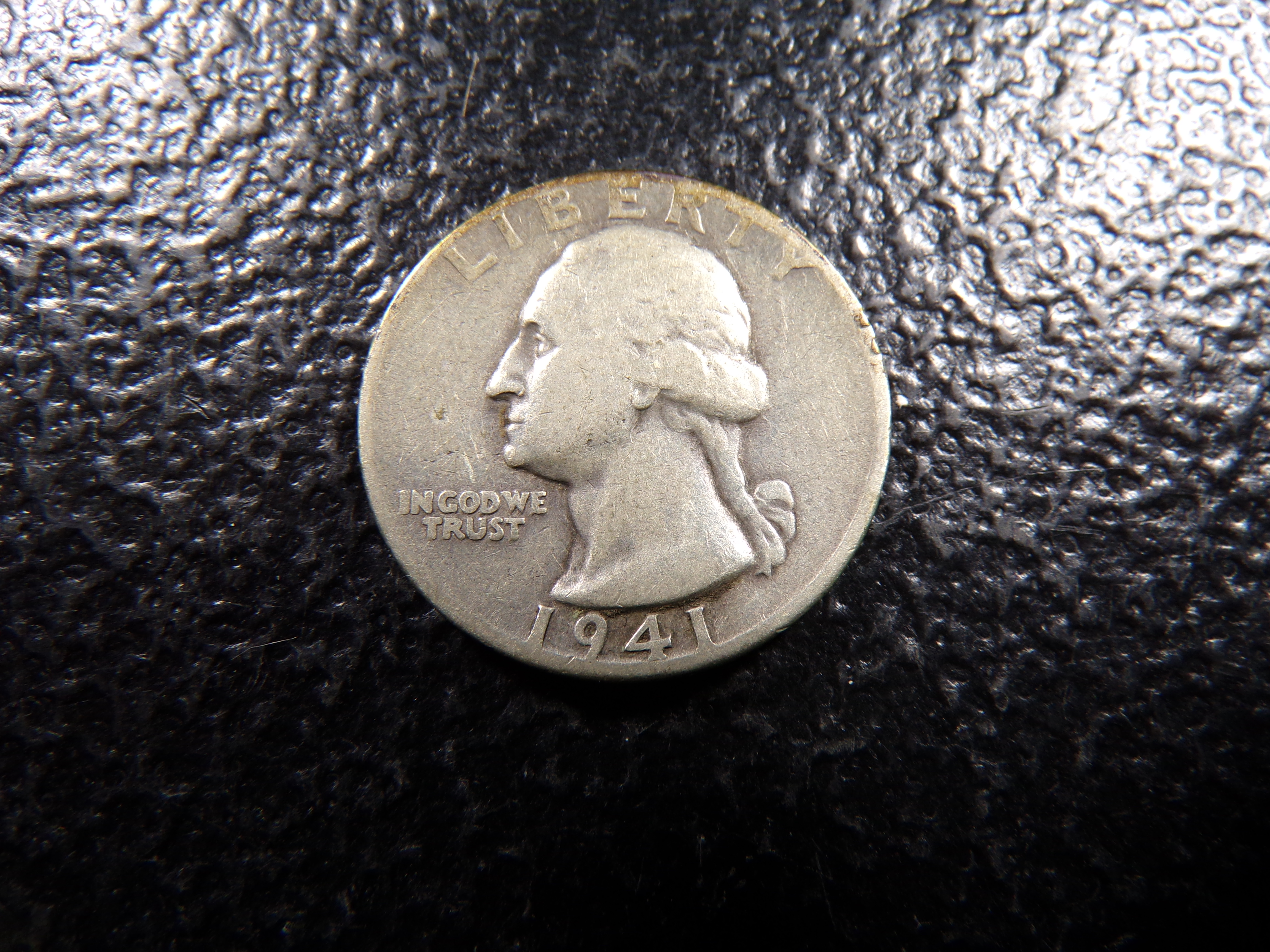 1941 WASHINGTON SILVER QUARTER