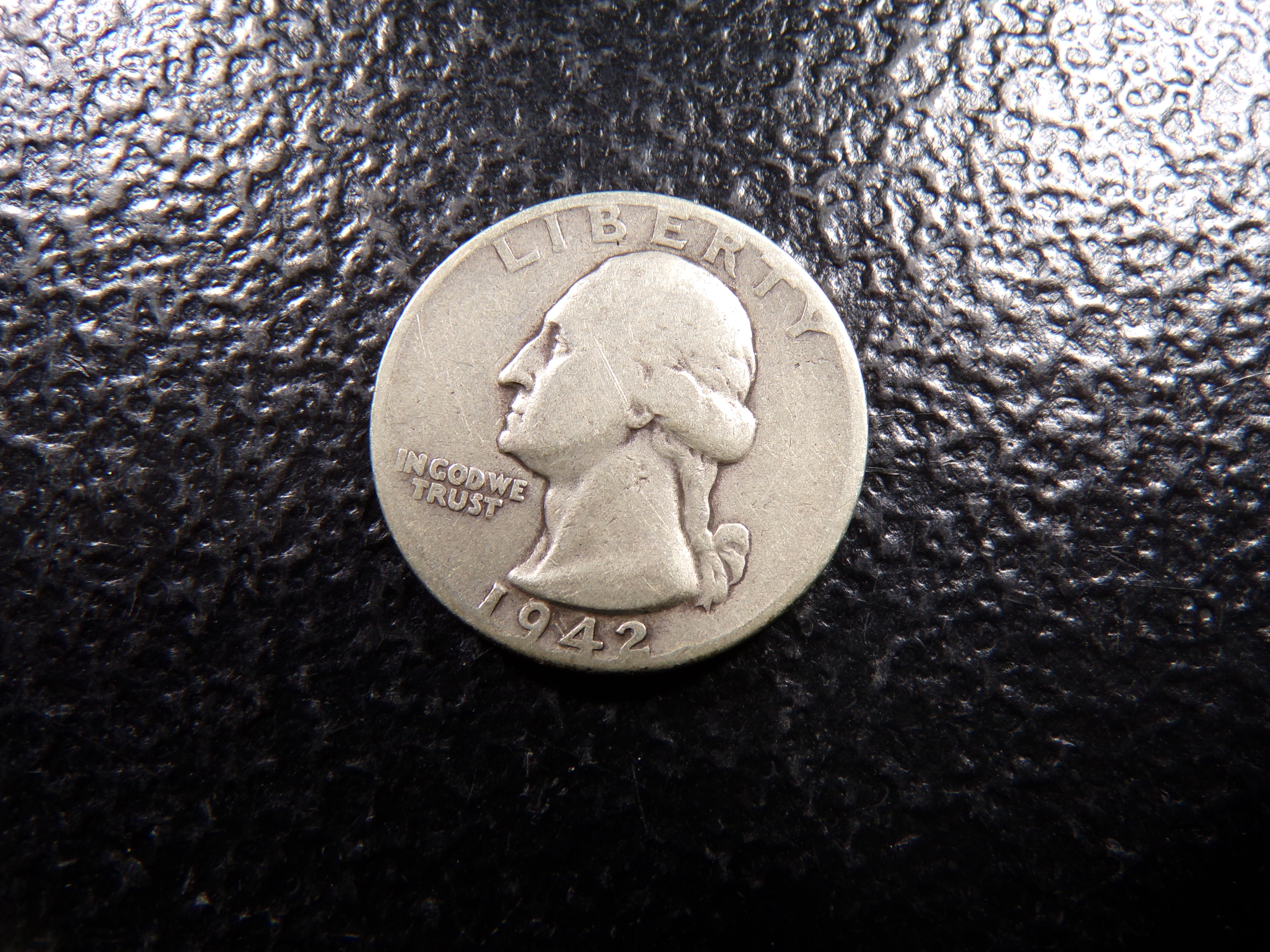 1942 WASHINGTON SILVER QUARTER