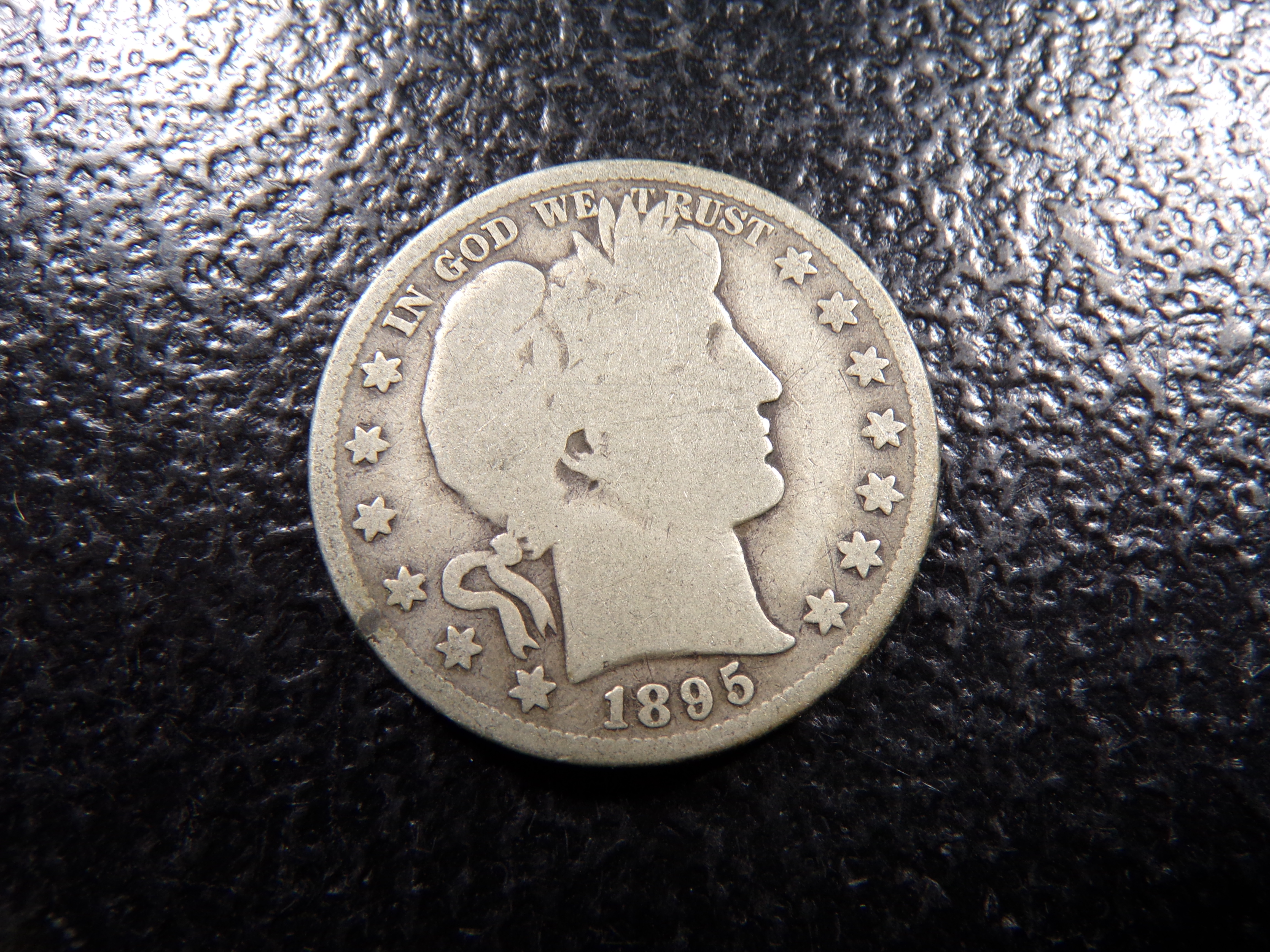 1895 BARBER SILVER HALF DOLLAR