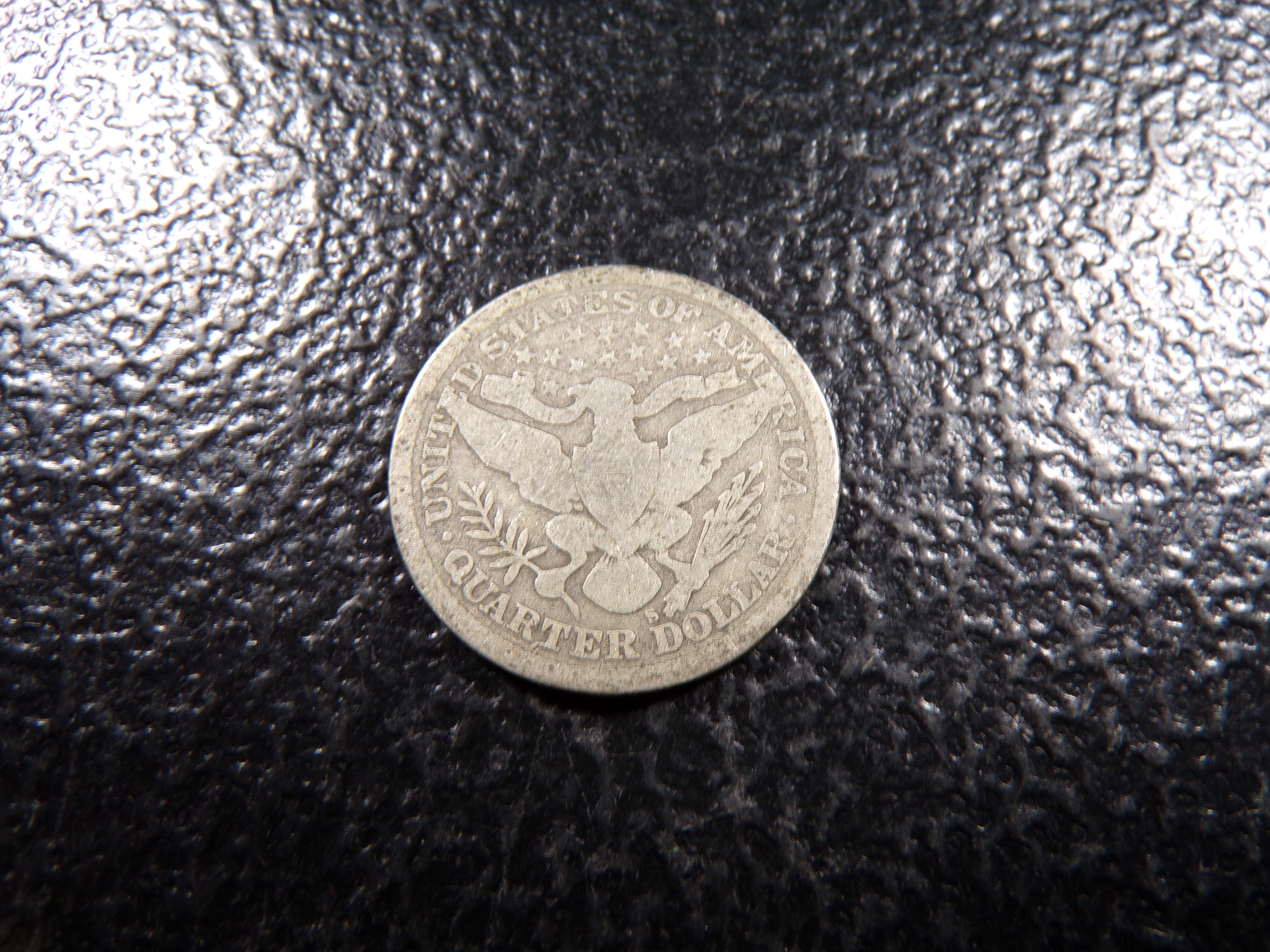 1893-S BARBER SILVER QUARTER