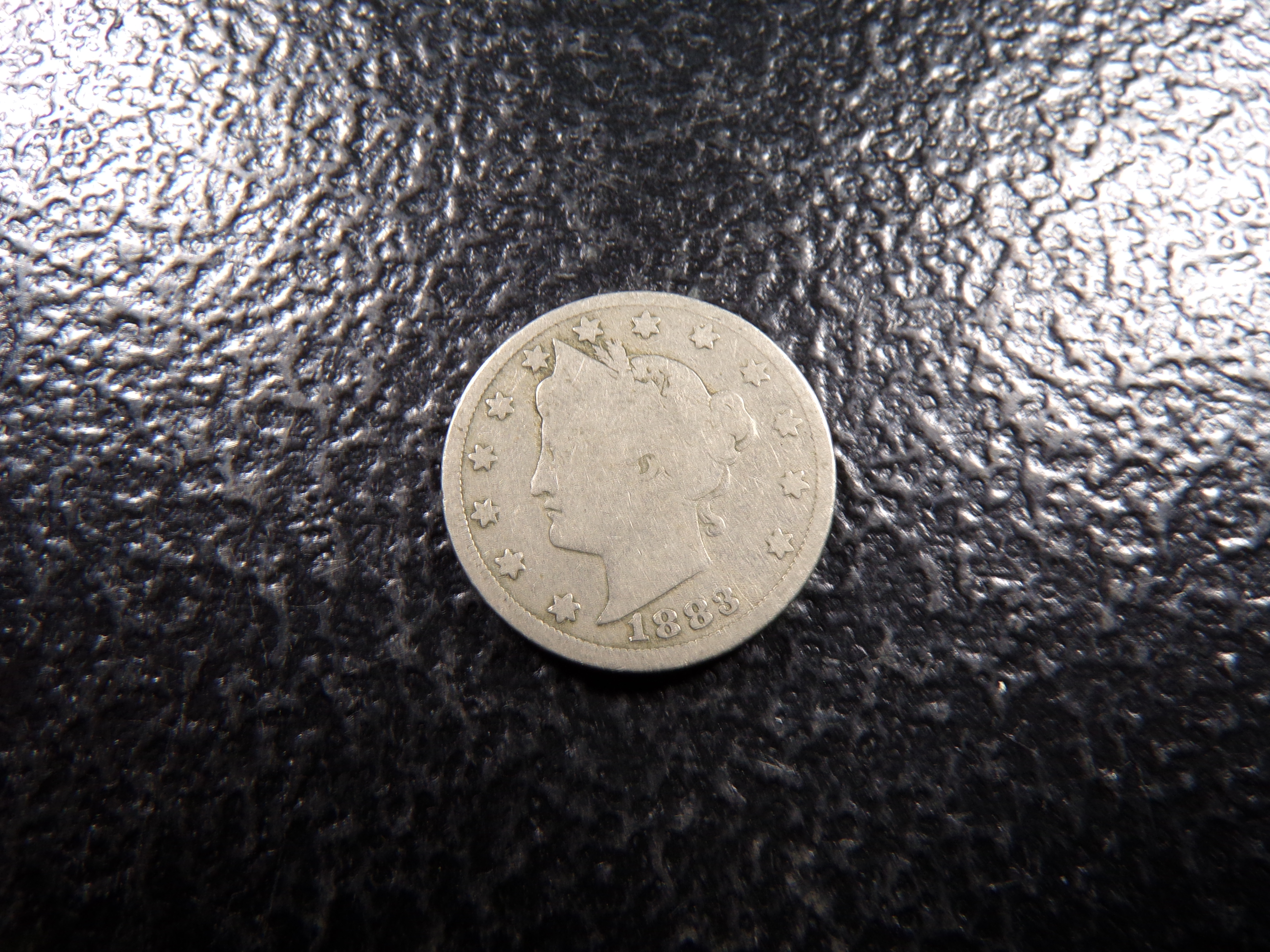 1883 WITH CENTS LIBERTY HEAD V NICKEL