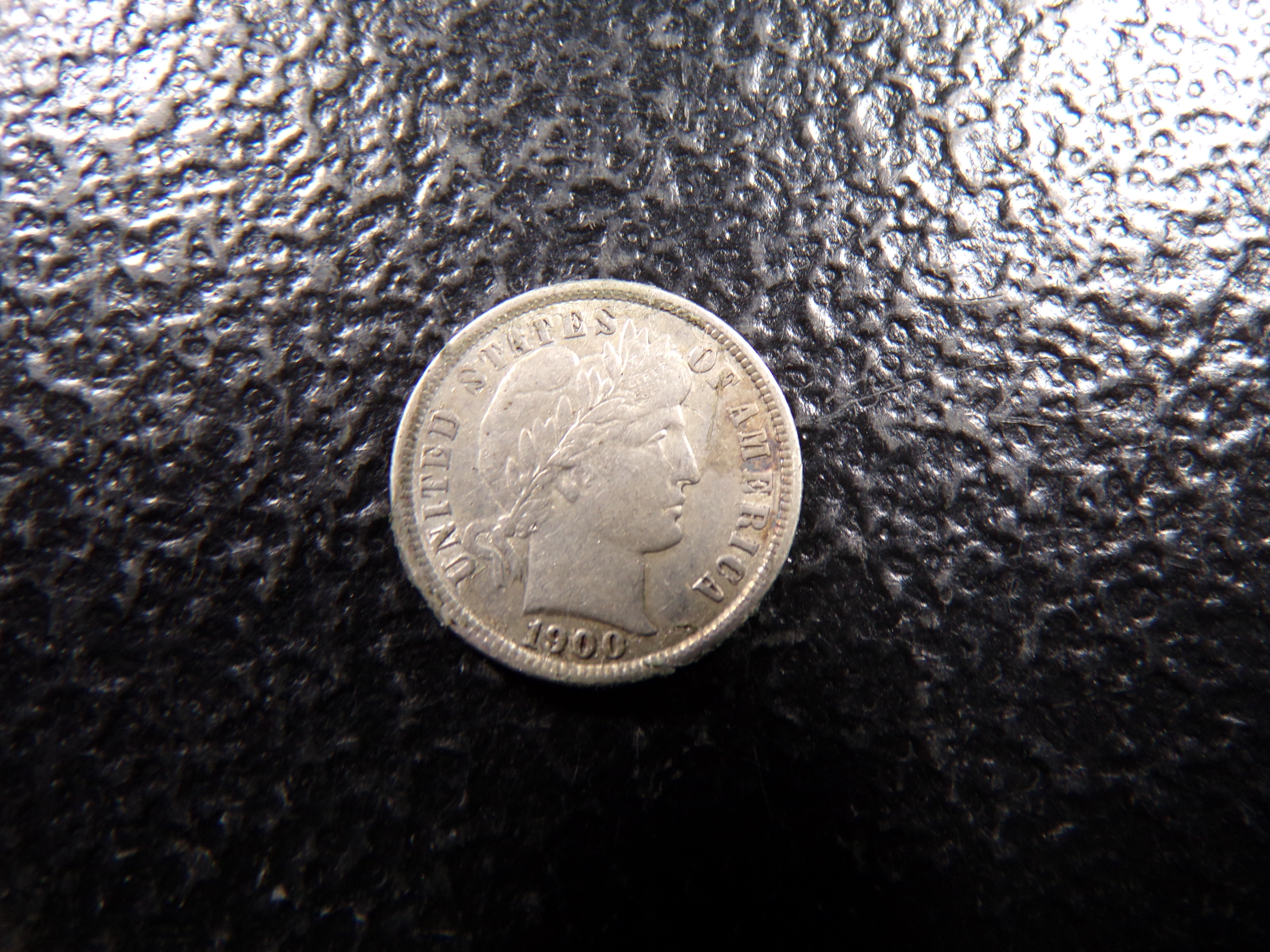 1900 HIGH GRADE BARBER SILVER DIME