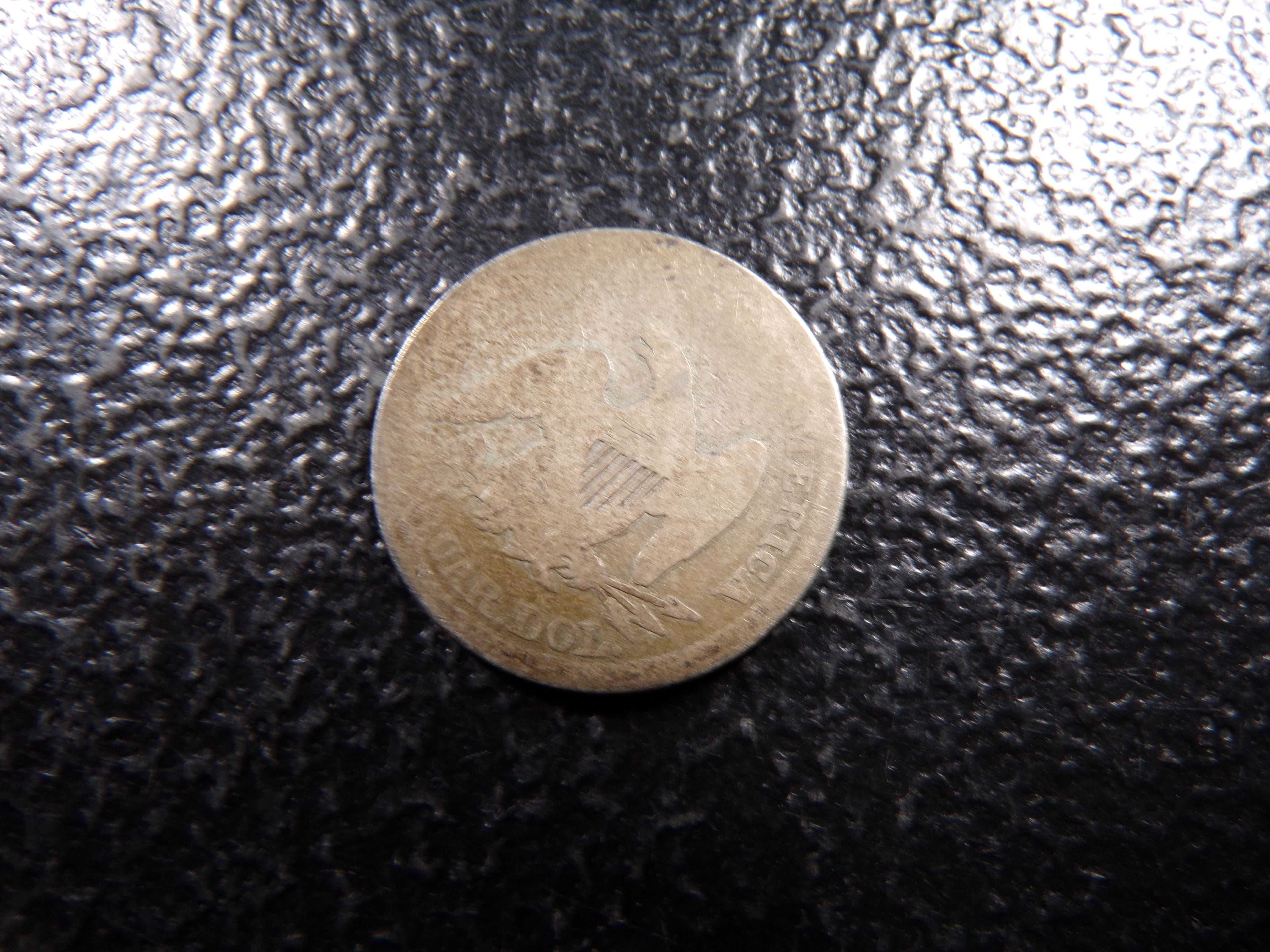 1861 SEATED LIBERTY SILVER QUARTER