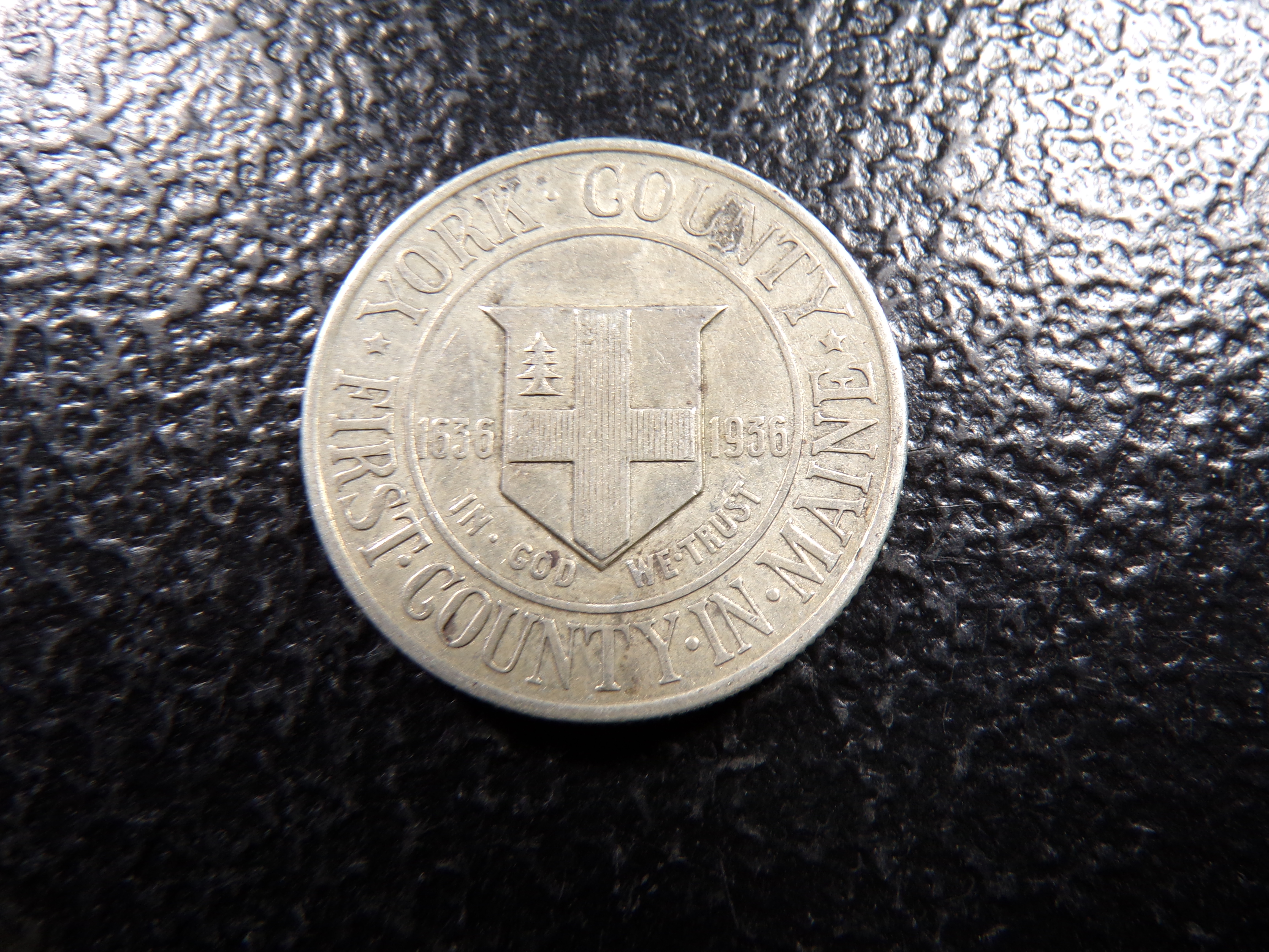 1936 RARE DATE YORK COUNTY SILVER HALF DOLLAR
