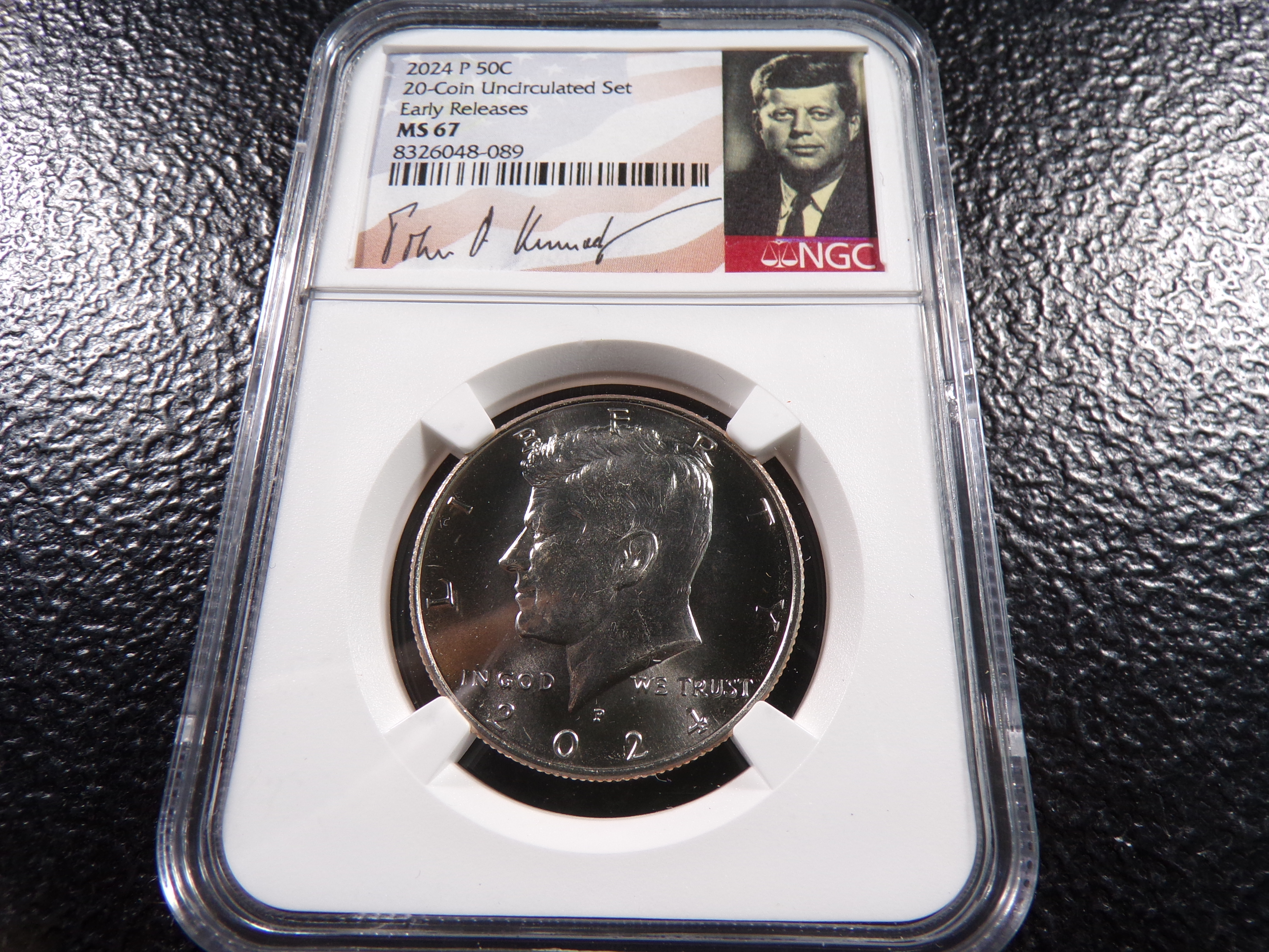 2024-P NGC MS67 SISNED EARLY RELEASES KENNEDY HALF DOLLAR