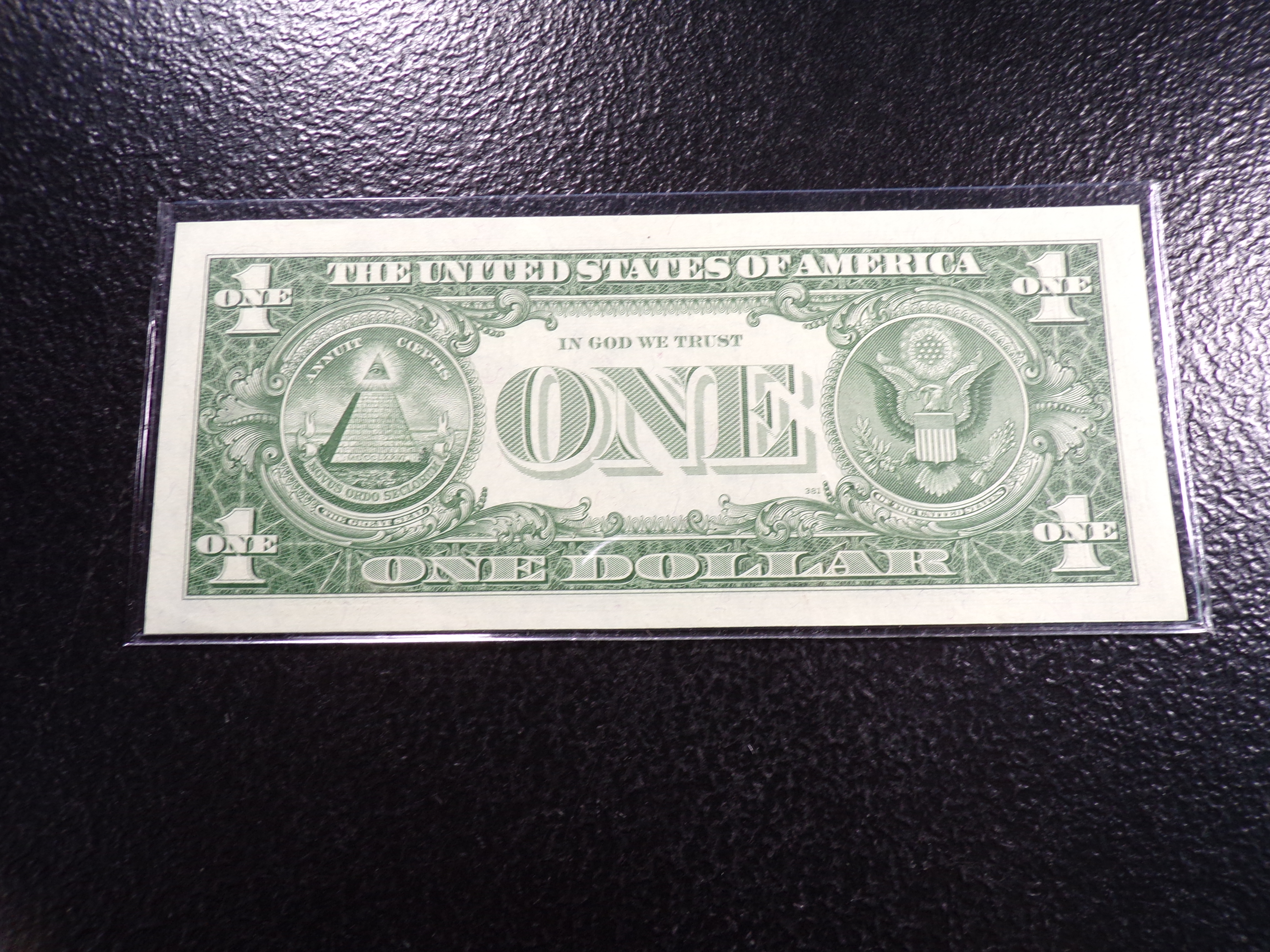 1957-A BLUE SEAL $1 SILVER CERTIFIACTE