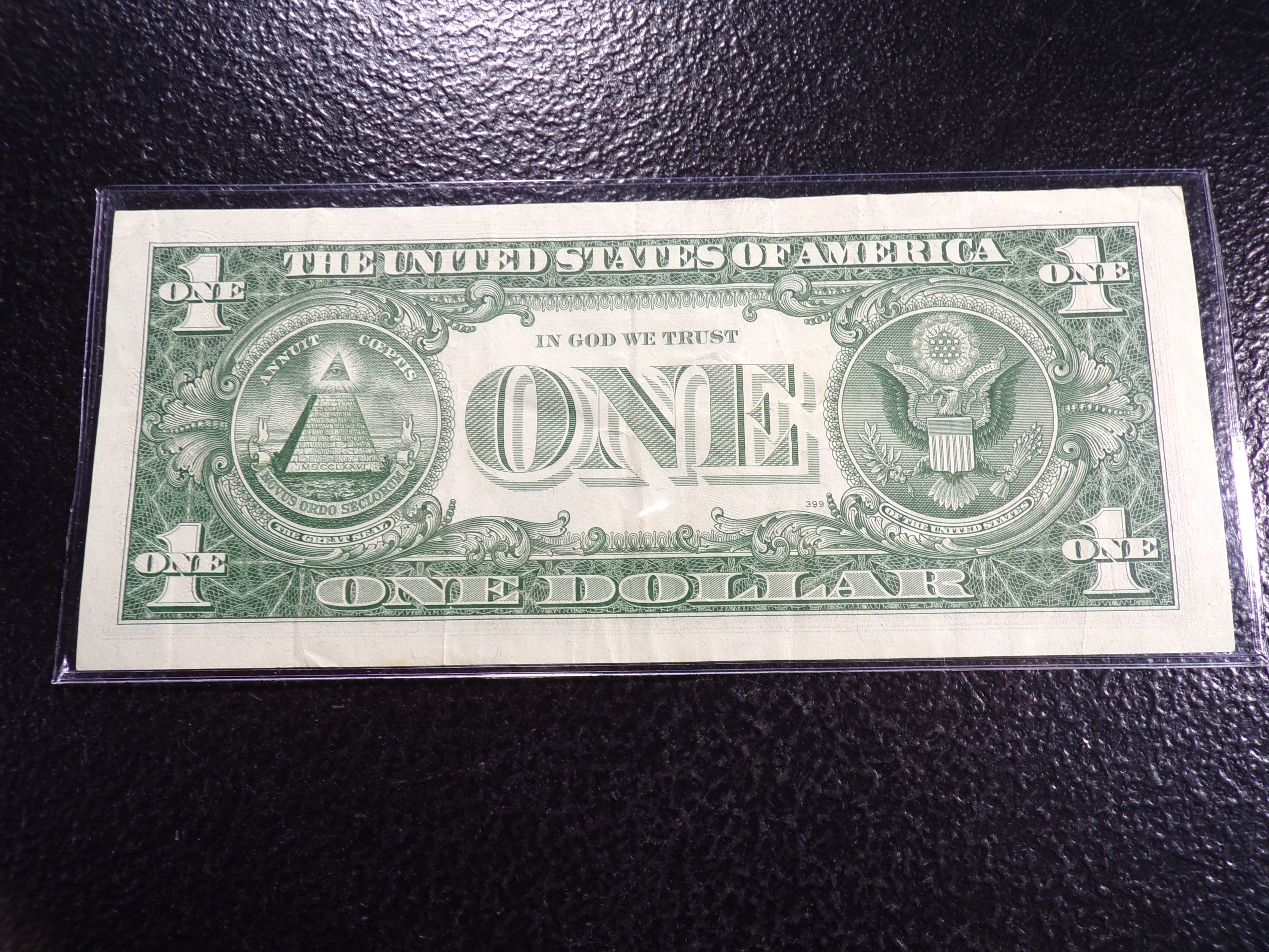 1957-A BLUE SEAL $1 SILVER CERTIFIACTE