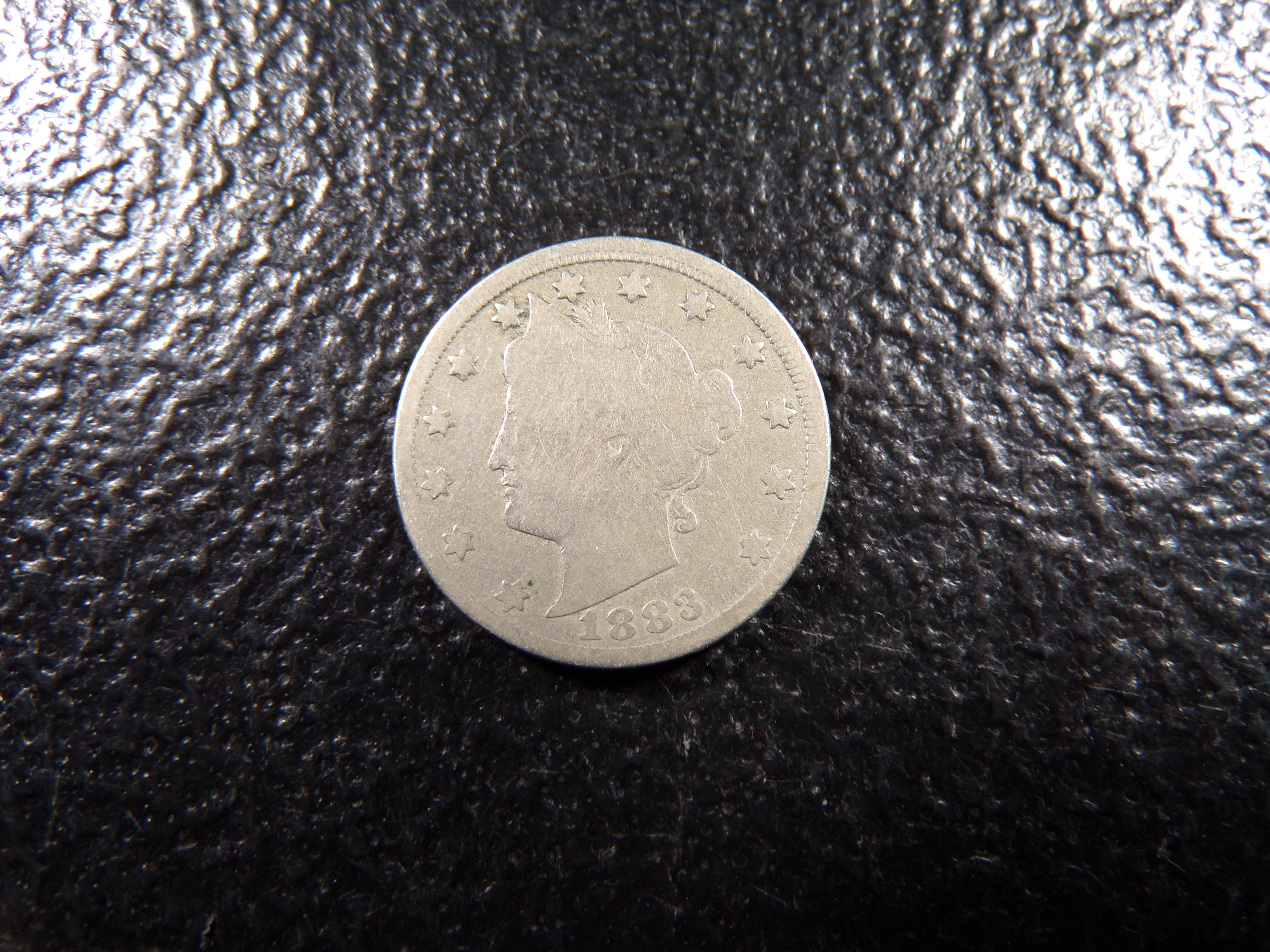 1883 WITH CENTS LIBERTY HEAD V NICKEL