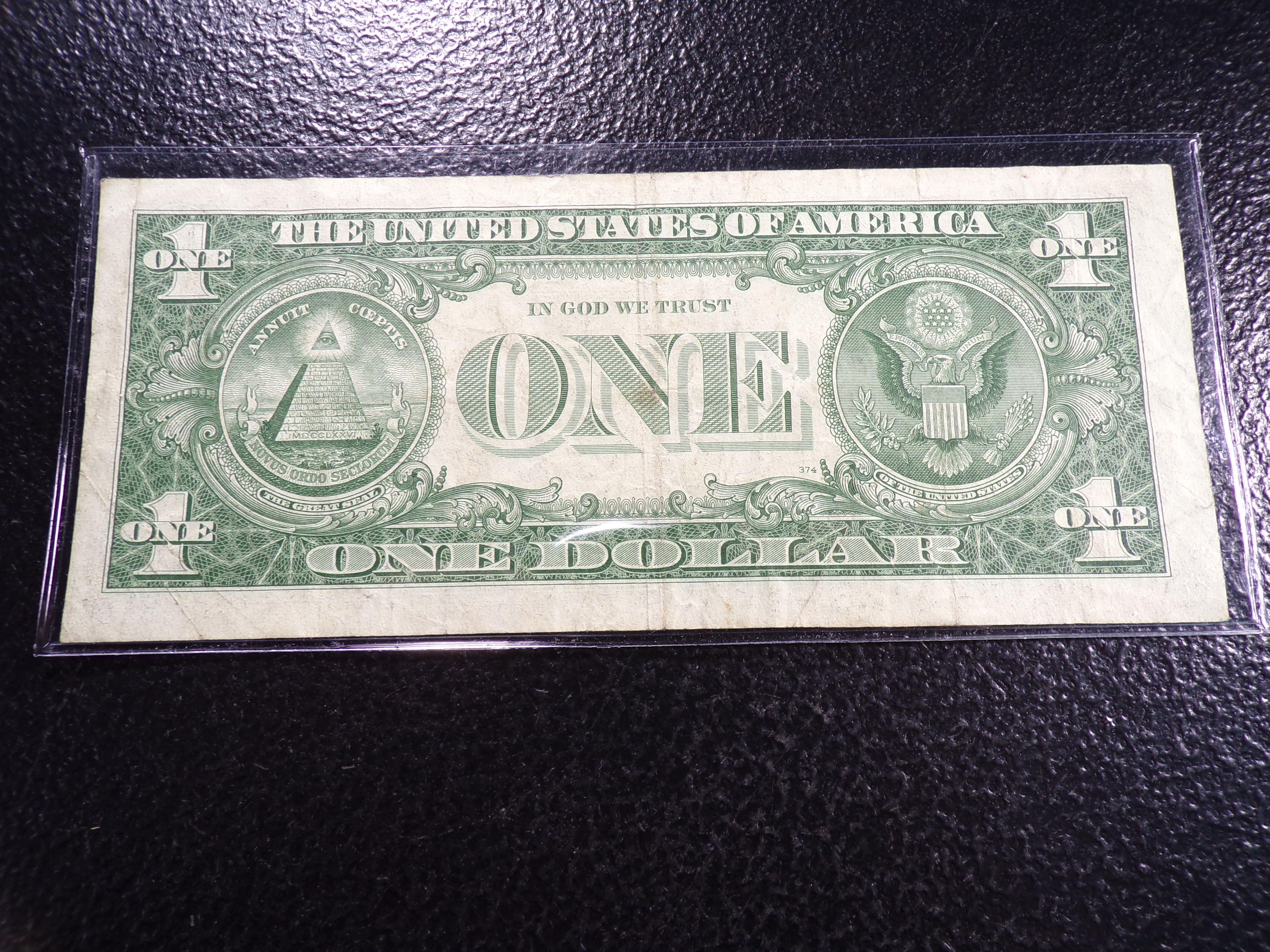 1957-A BLUE SEAL $1 SILVER CERTIFIACTE