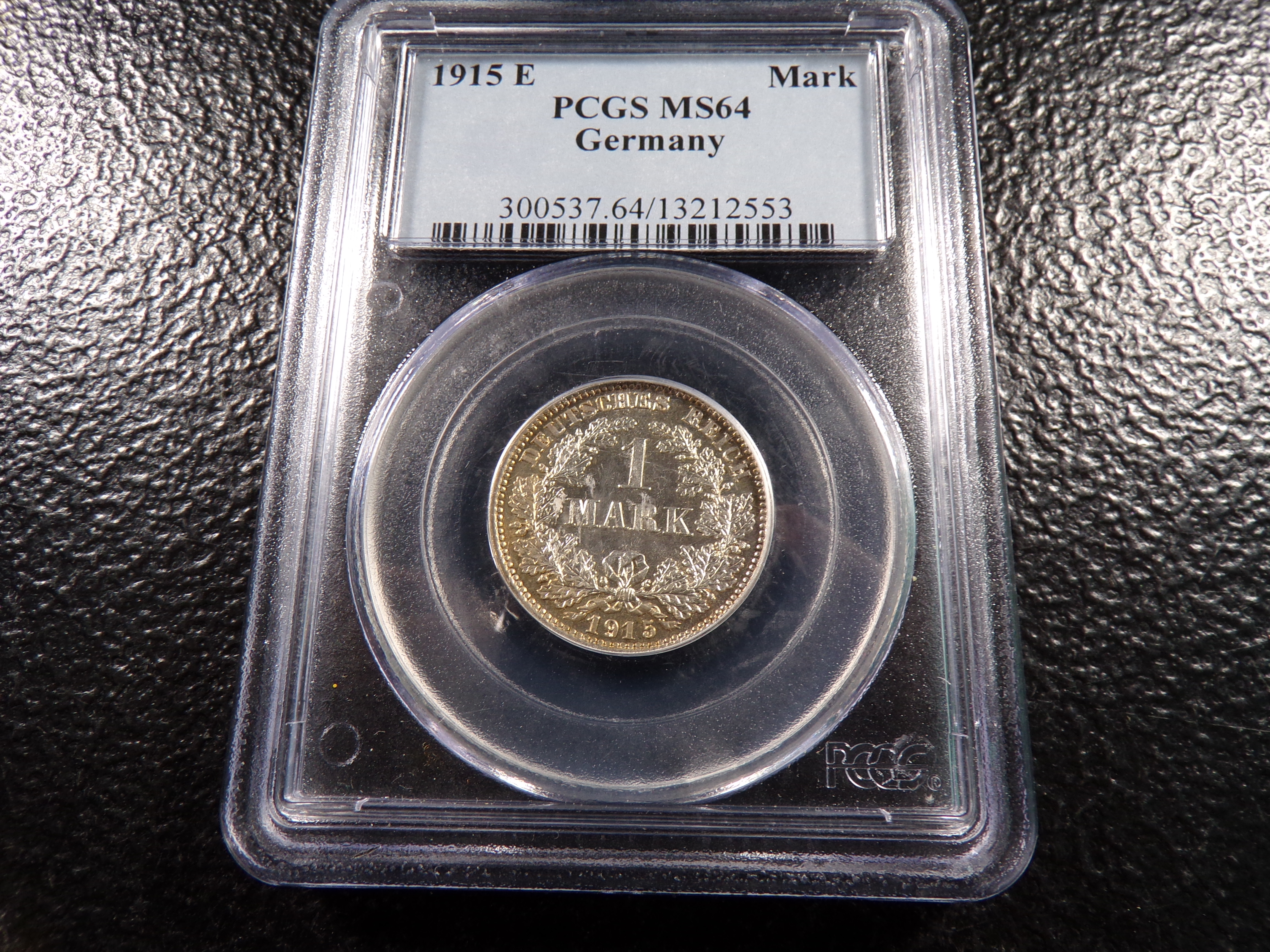 1915-E PCGS MS64 GERMANY SILVER 1 MARK
