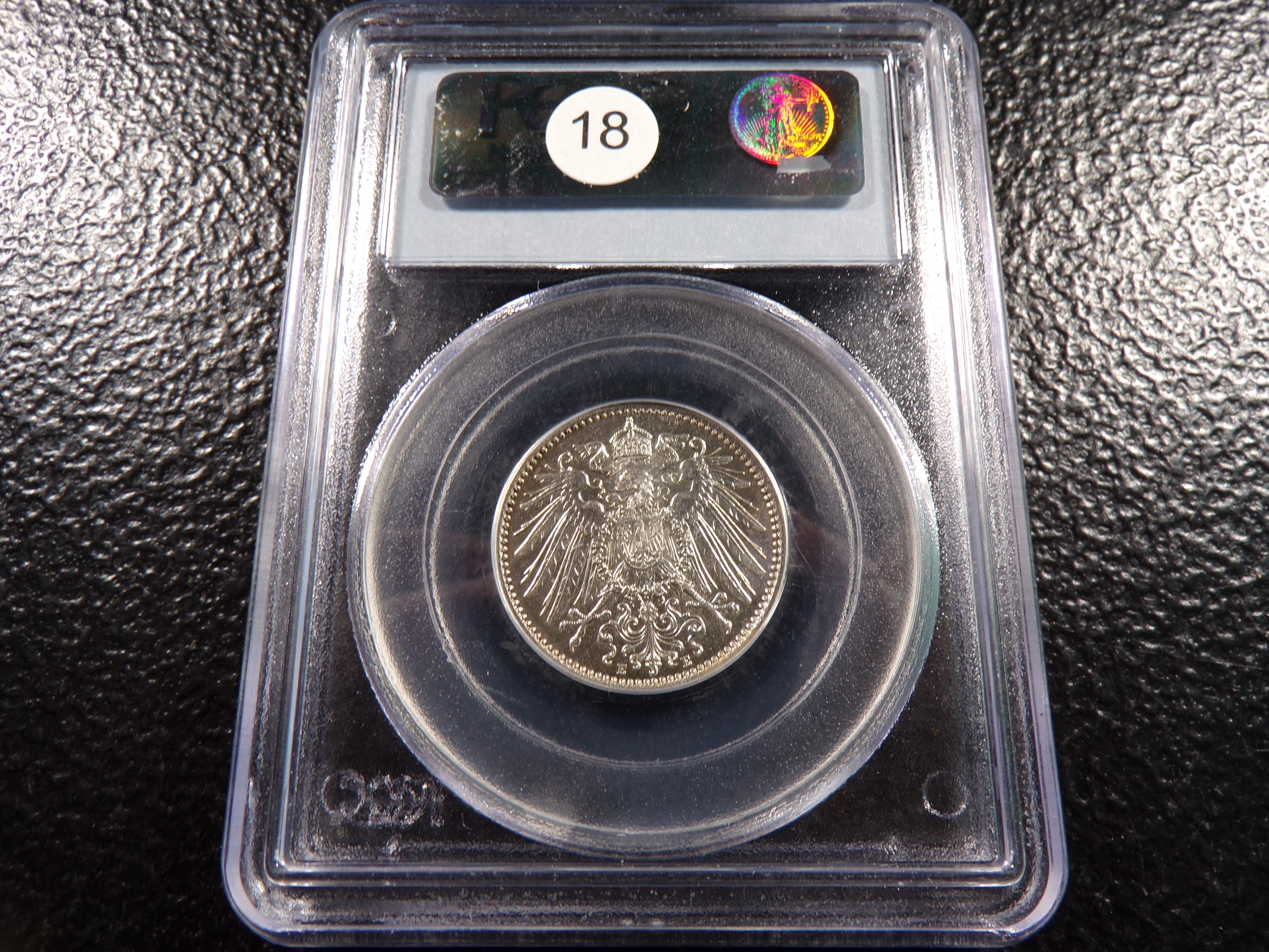 1915-E PCGS MS64 GERMANY SILVER 1 MARK