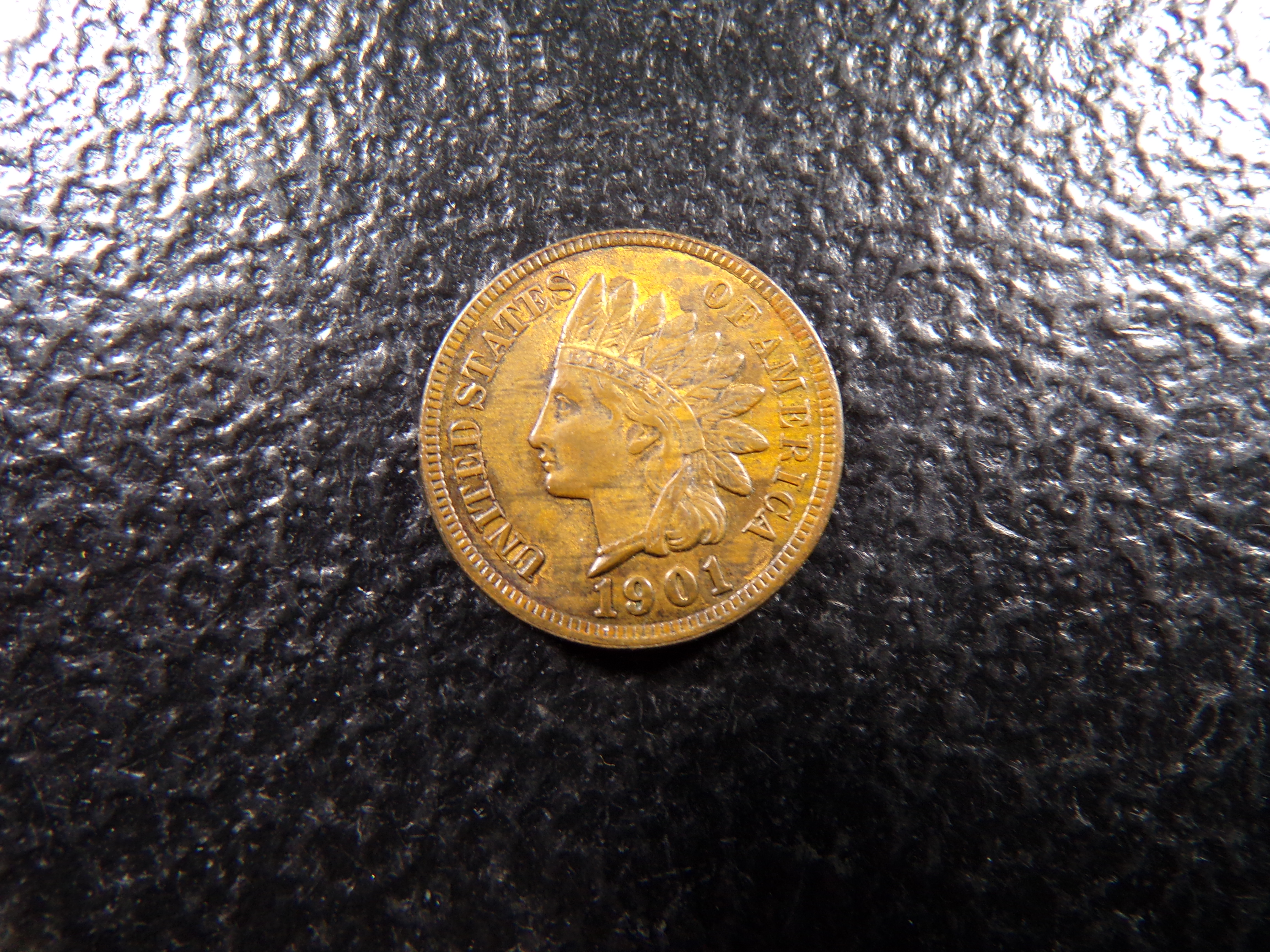 1901 HIGH GRADE INDIAN HEAD CENT