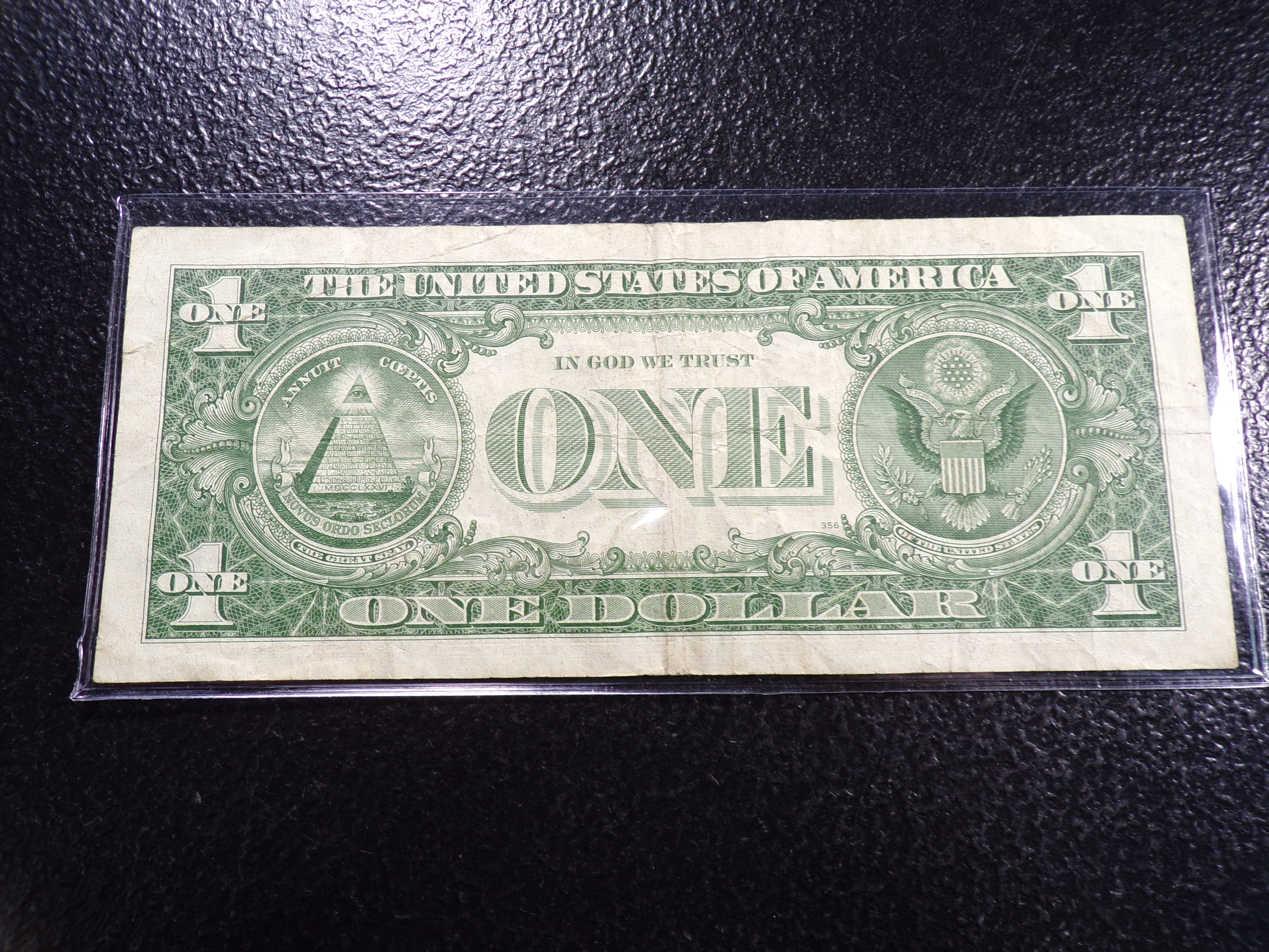 1957-A BLUE SEAL $1 SILVER CERTIFIACTE