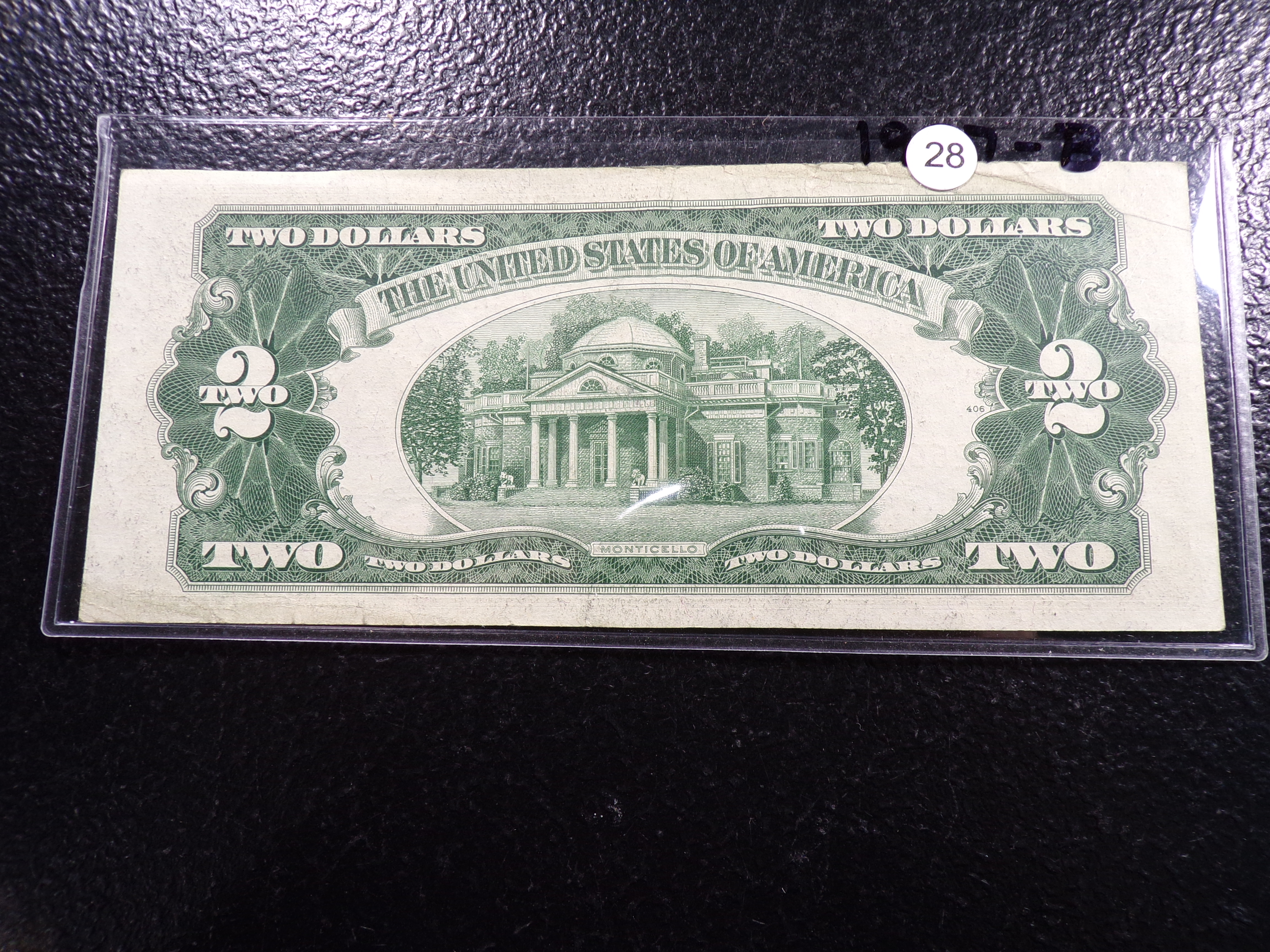 1953-C RED SEAL $2 UNITED STATES NOTE