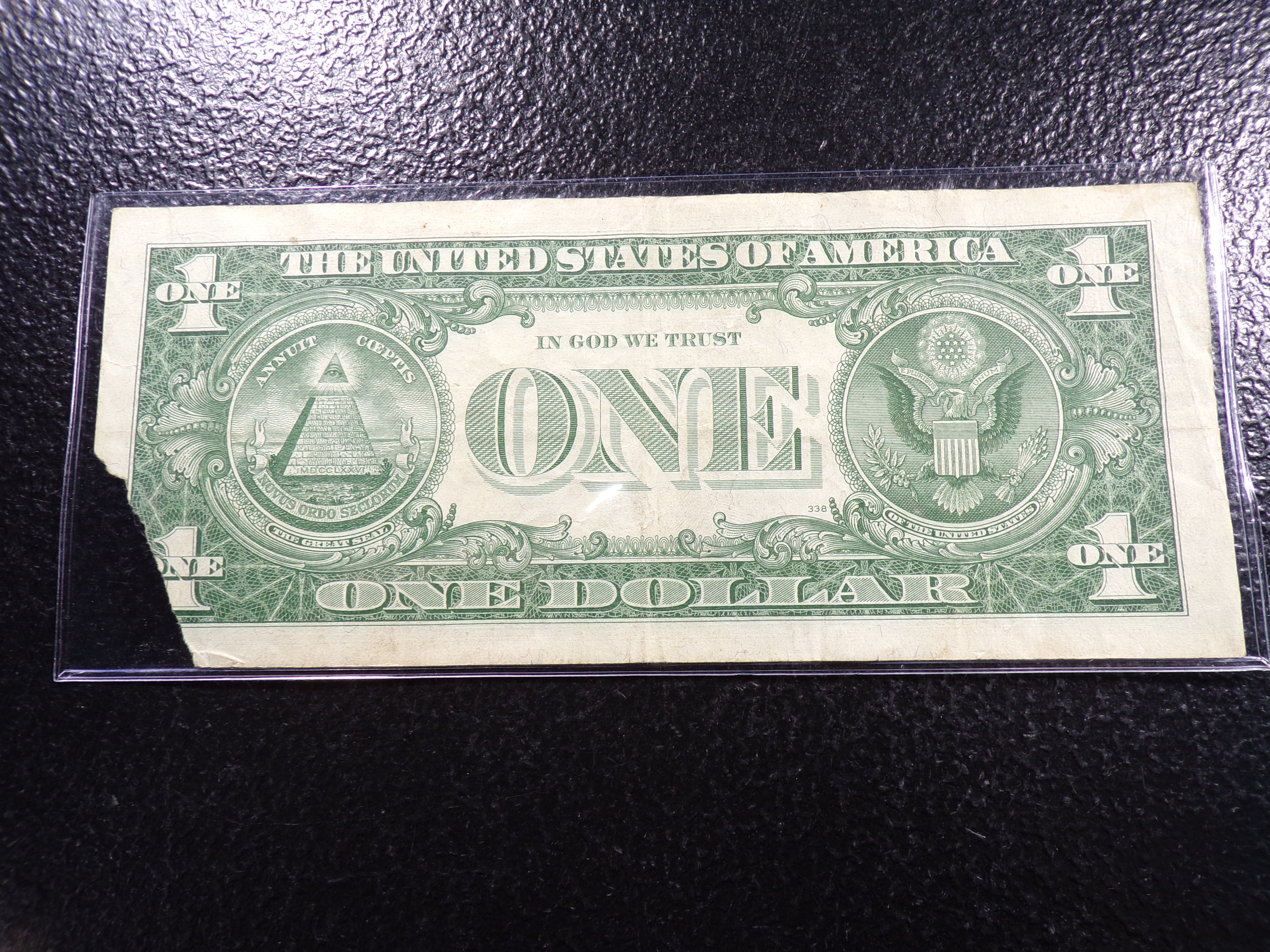 1957-A BLUE SEAL $1 SILVER CERTIFIACTE