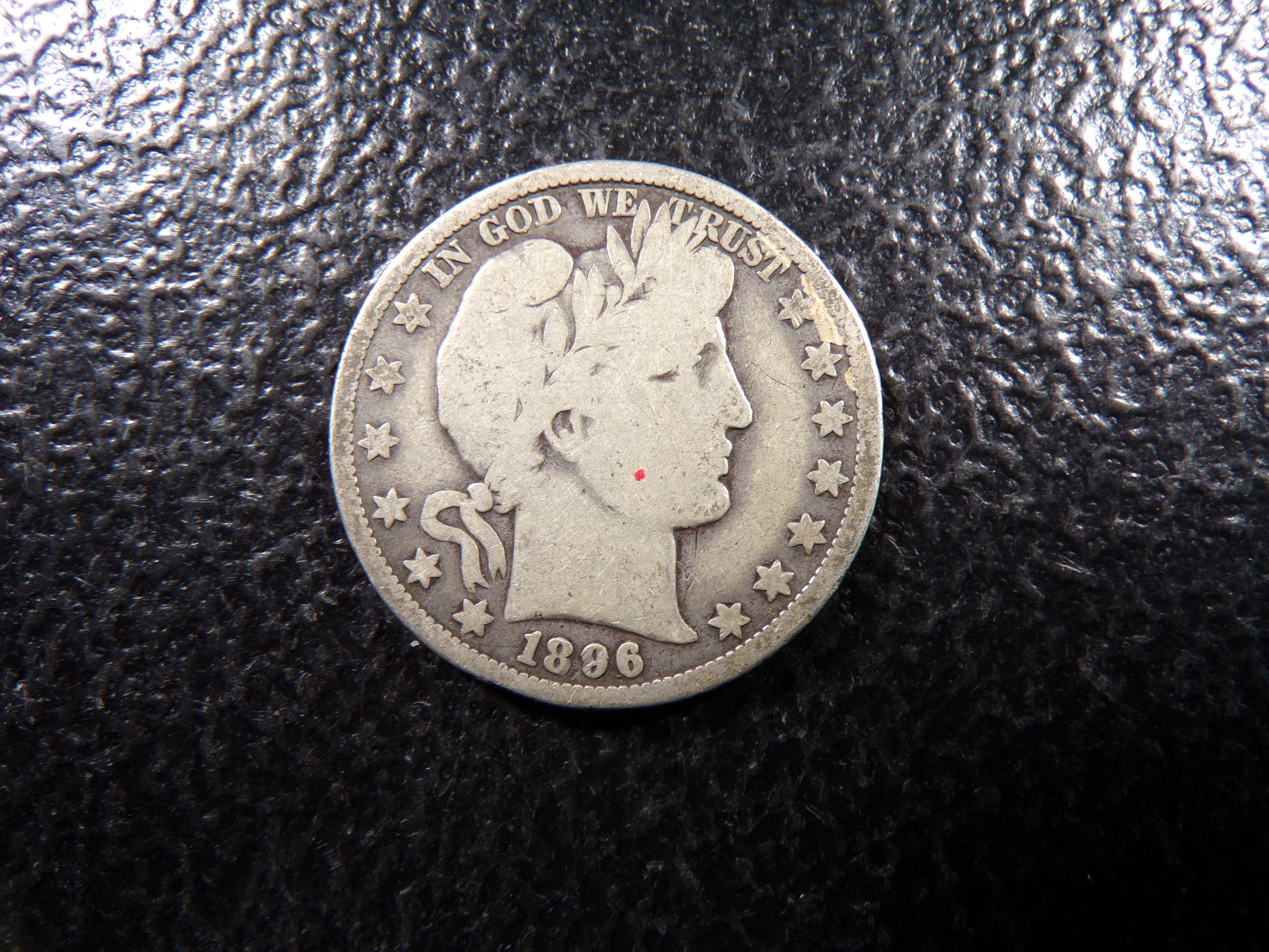 1896-O KEY DATE BARBER SILVER HALF DOLLAR