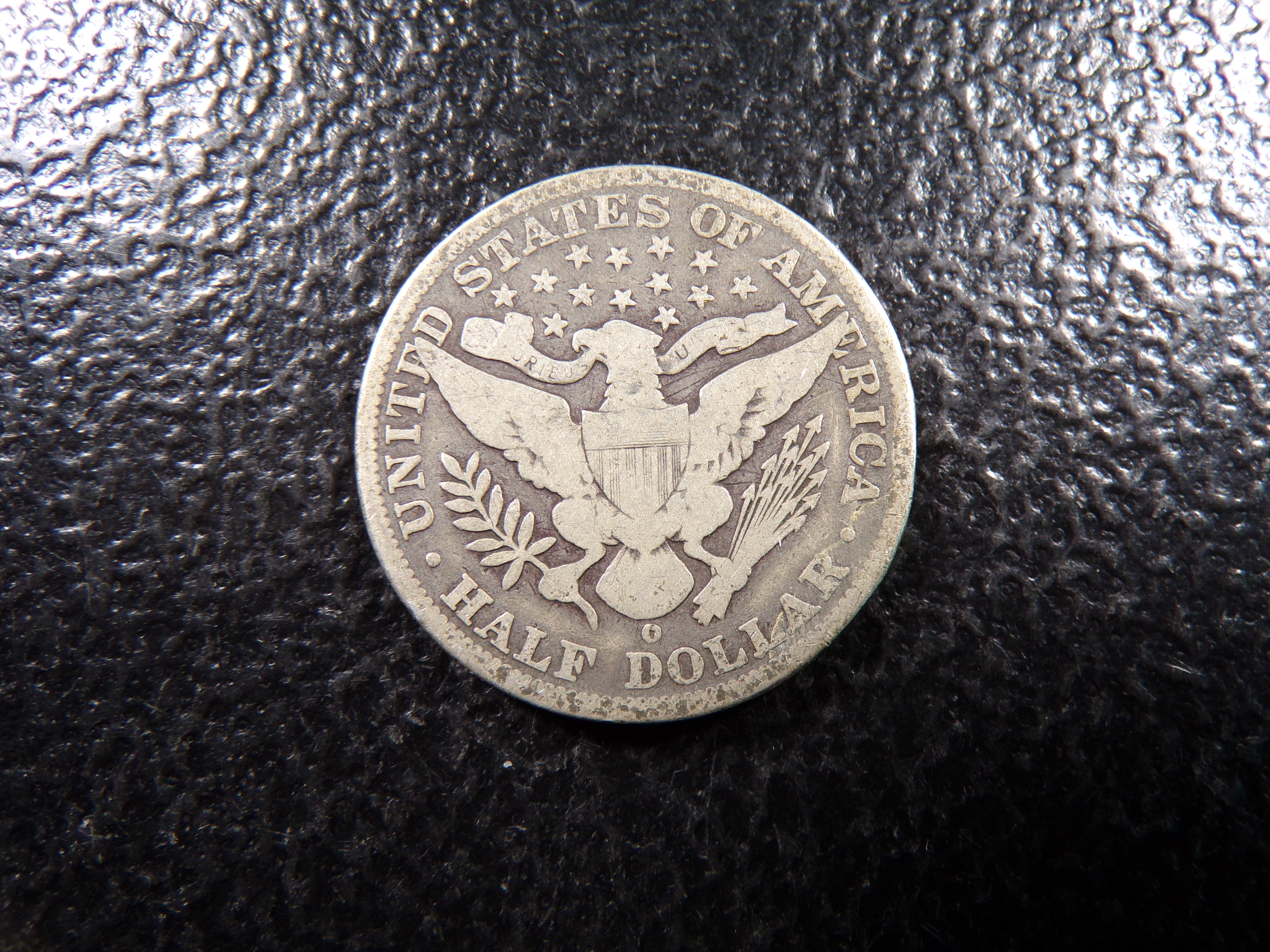1896-O KEY DATE BARBER SILVER HALF DOLLAR